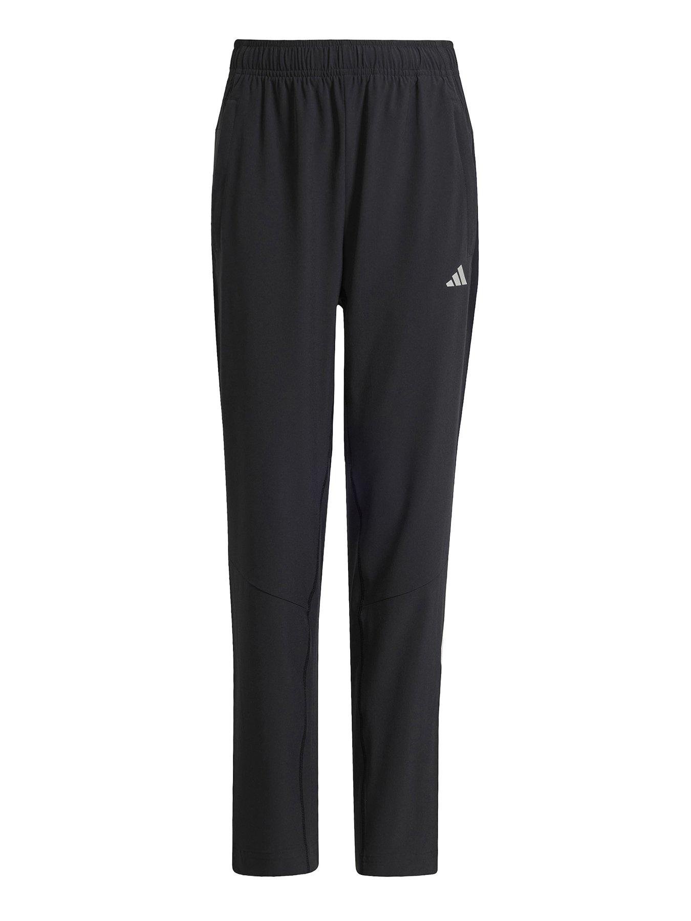 Under Armour Boys' Sportstyle Woven Pants (002) Black / White