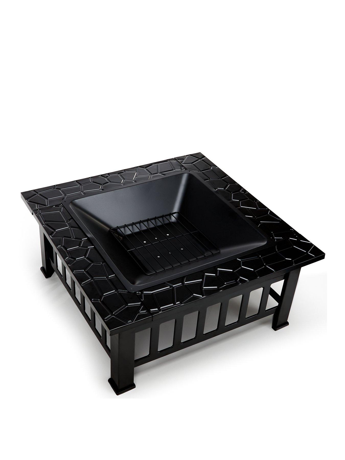 Image 3 of 6 of The Very Collection Large Garden Firepit 80cm with Cover