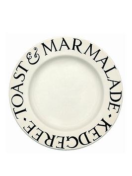 Product photograph of Emma Bridgewater Black Toast Toast Amp Marmalade 8 Frac12 Inch Plate from very.co.uk