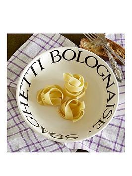 Product photograph of Emma Bridgewater Black Toast Spaghetti Bolognese Medium Pasta Bowl from very.co.uk
