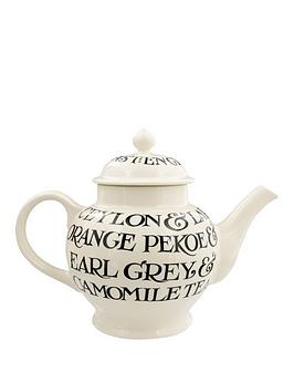 Product photograph of Emma Bridgewater Black Toast 4 Mug Teapot Boxed from very.co.uk