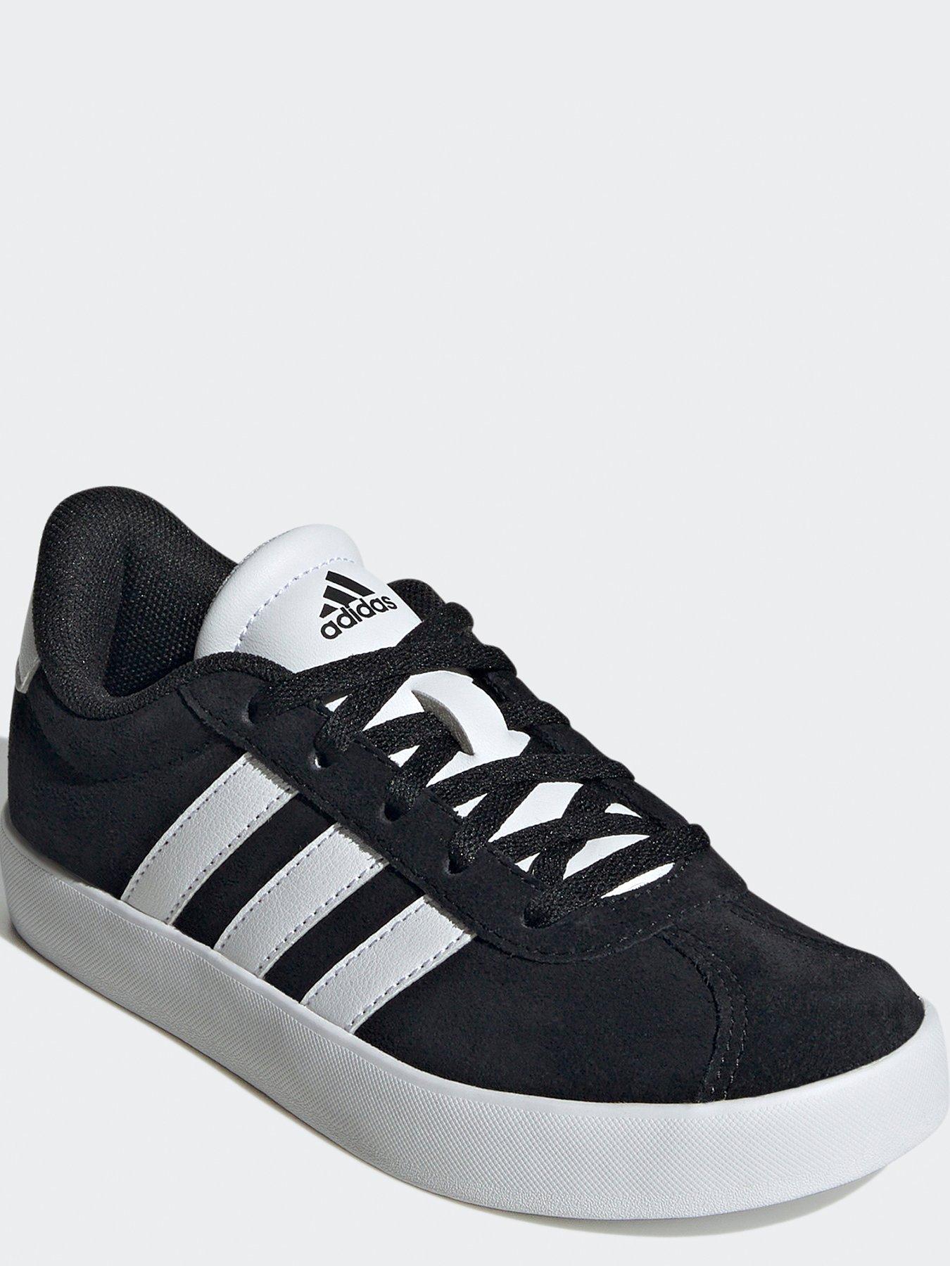 Image 2 of 6 of adidas Sportswear Unisex Kids Vl Court 3.0 Trainers - Black/White