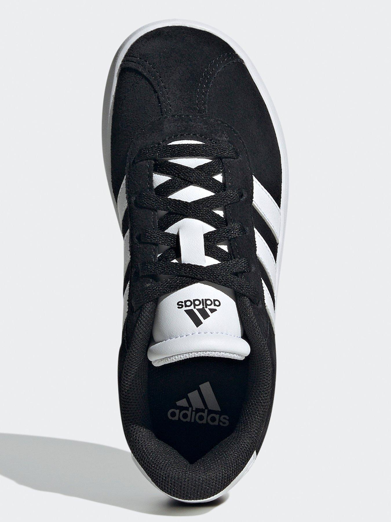 Image 4 of 6 of adidas Sportswear Unisex Kids Vl Court 3.0 Trainers - Black/White