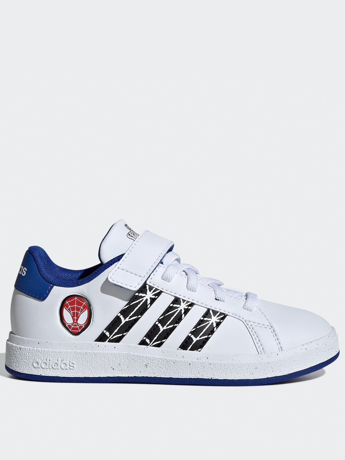 Adidas spiderman outlet trainers