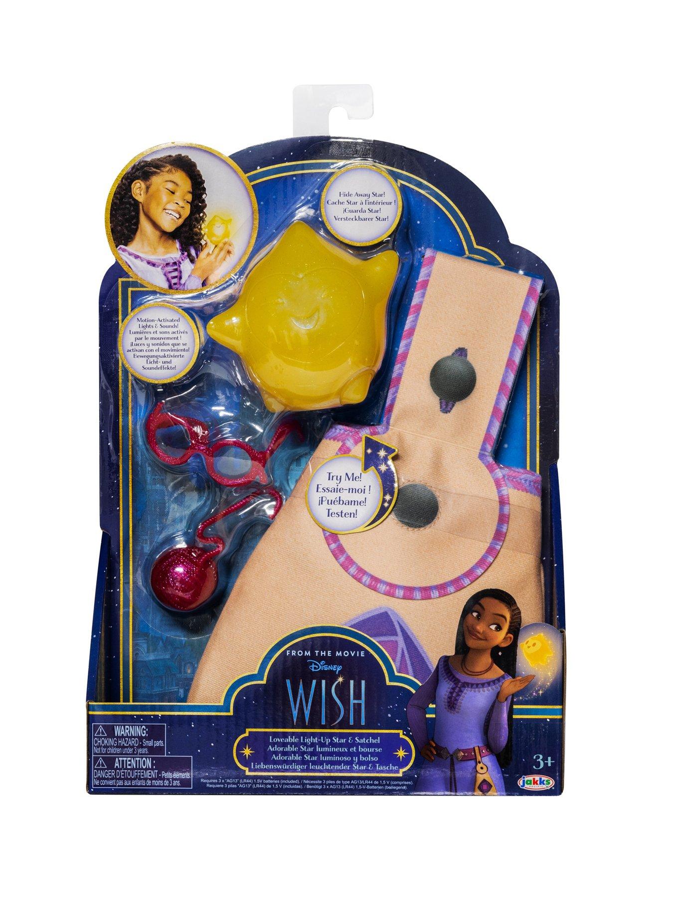 Mattel Disney's Wish Rosas Castle Dollhouse Playset with 2 Posable Mini  Dolls, Star Figure, 20 Accessories, Light-Up Projection Dome & More