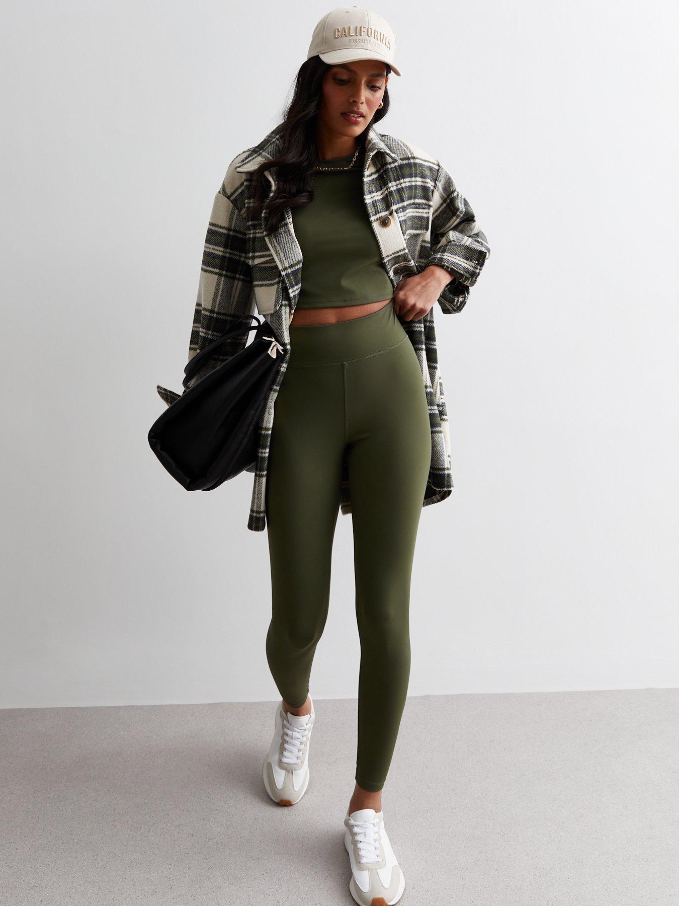 Khaki on sale sports leggings