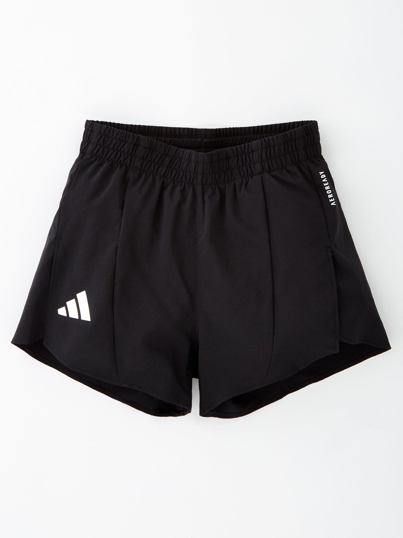 undefined Junior Boys Training Team Shorts - Black/White