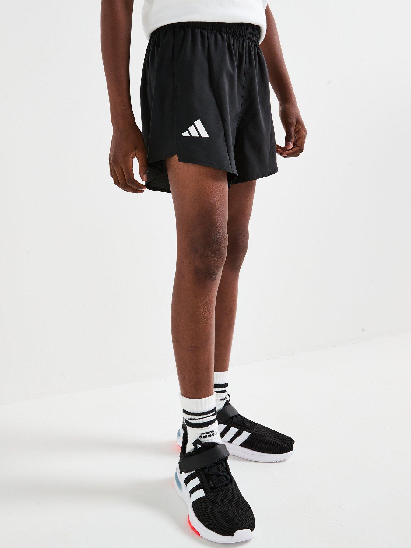 Image 4 of 6 of adidas Junior Boys Training Team Shorts - Black/White