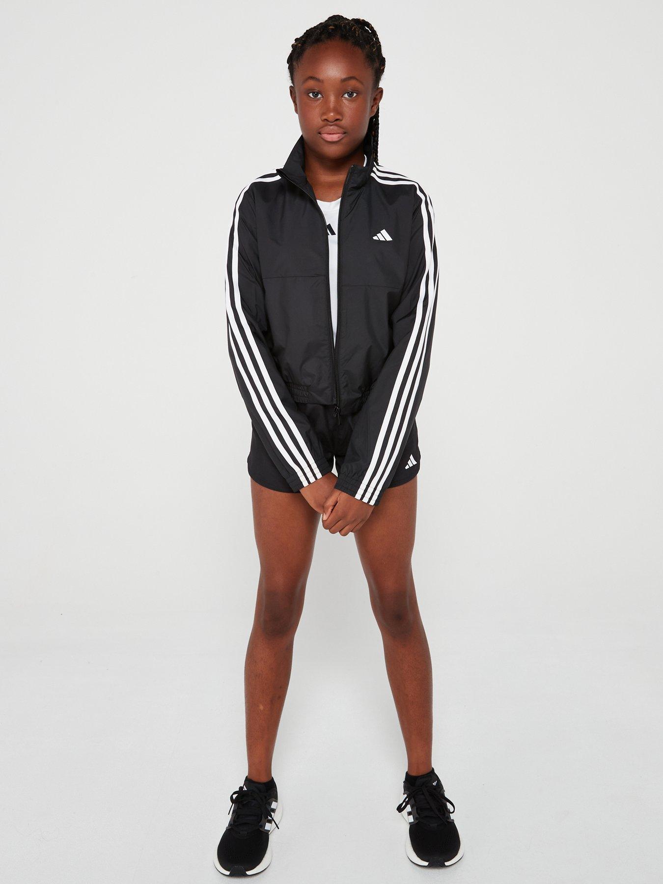 Image 3 of 5 of adidas Junior Girls Train Essentials 3 Stripe J - Black