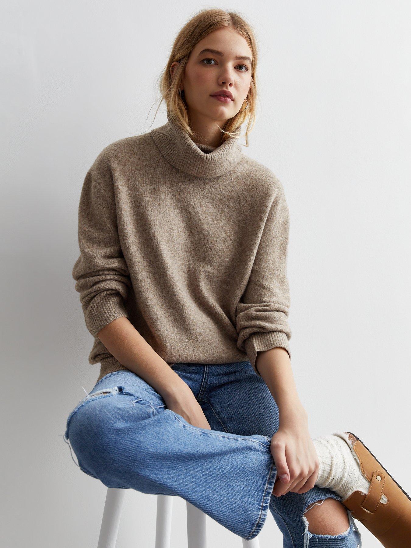 Fine knit 2025 longline jumper