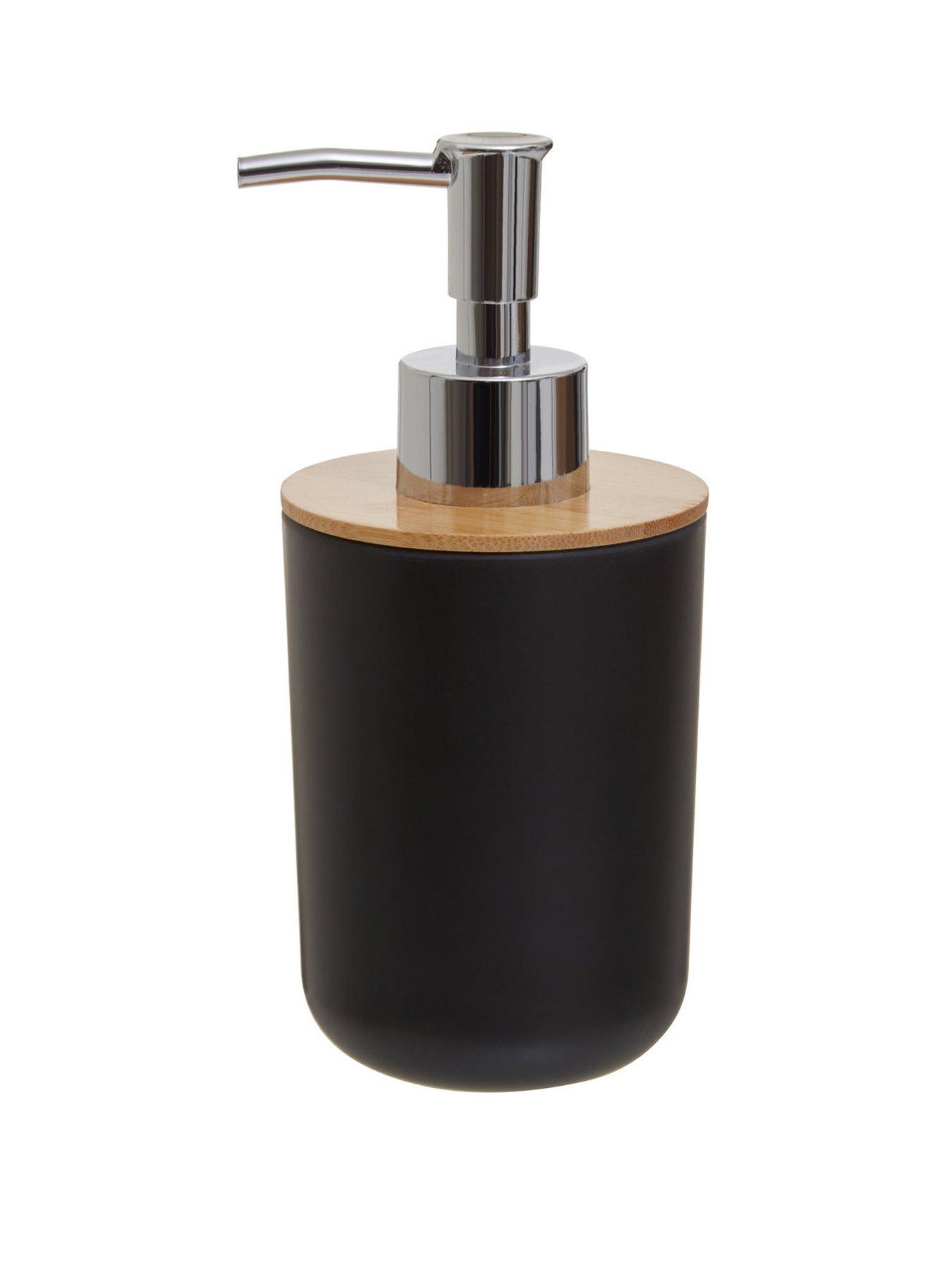 Product photograph of Premier Housewares Canyon Black Lotion Dispenser from very.co.uk