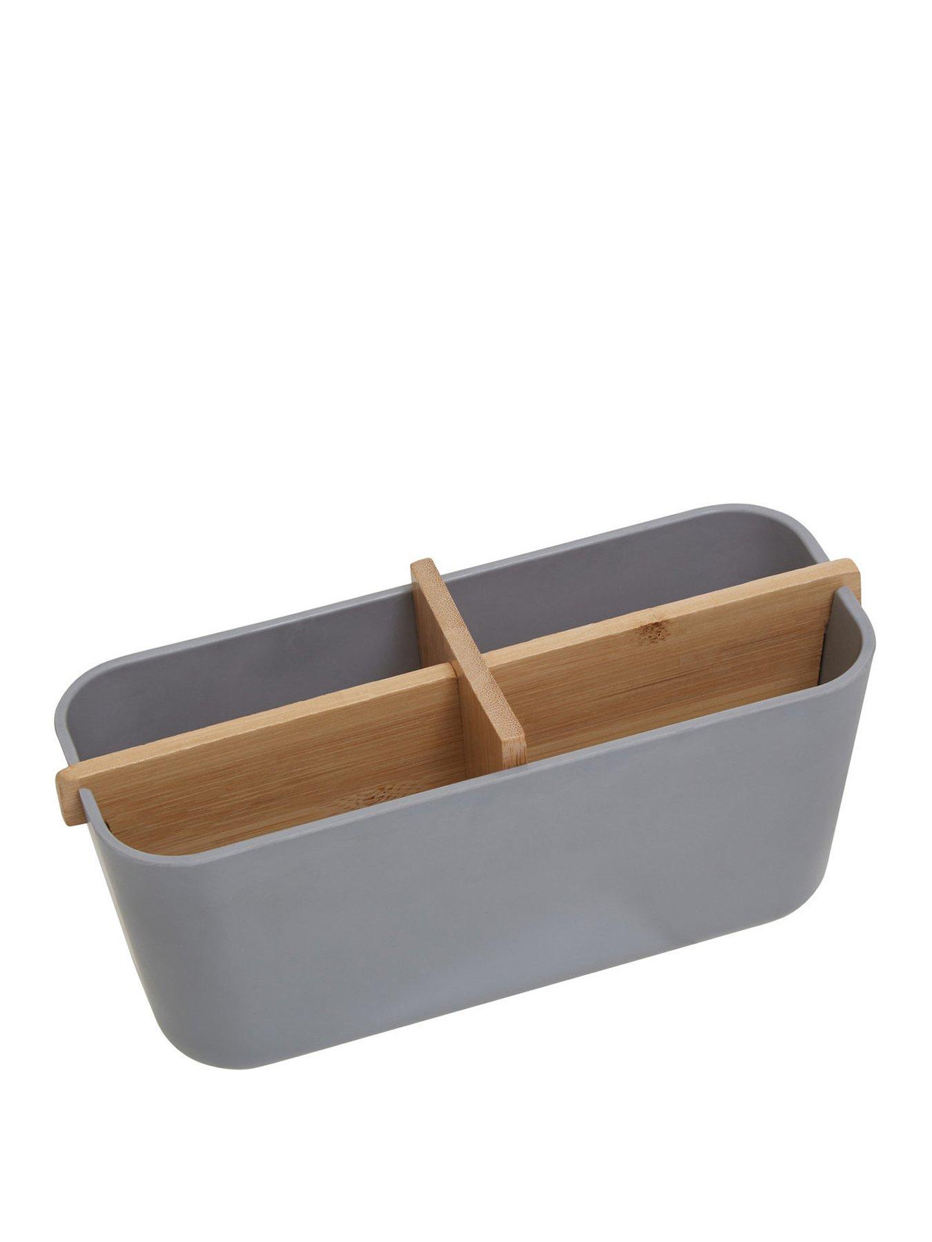 Product photograph of Premier Housewares Canyon Grey Organiser from very.co.uk