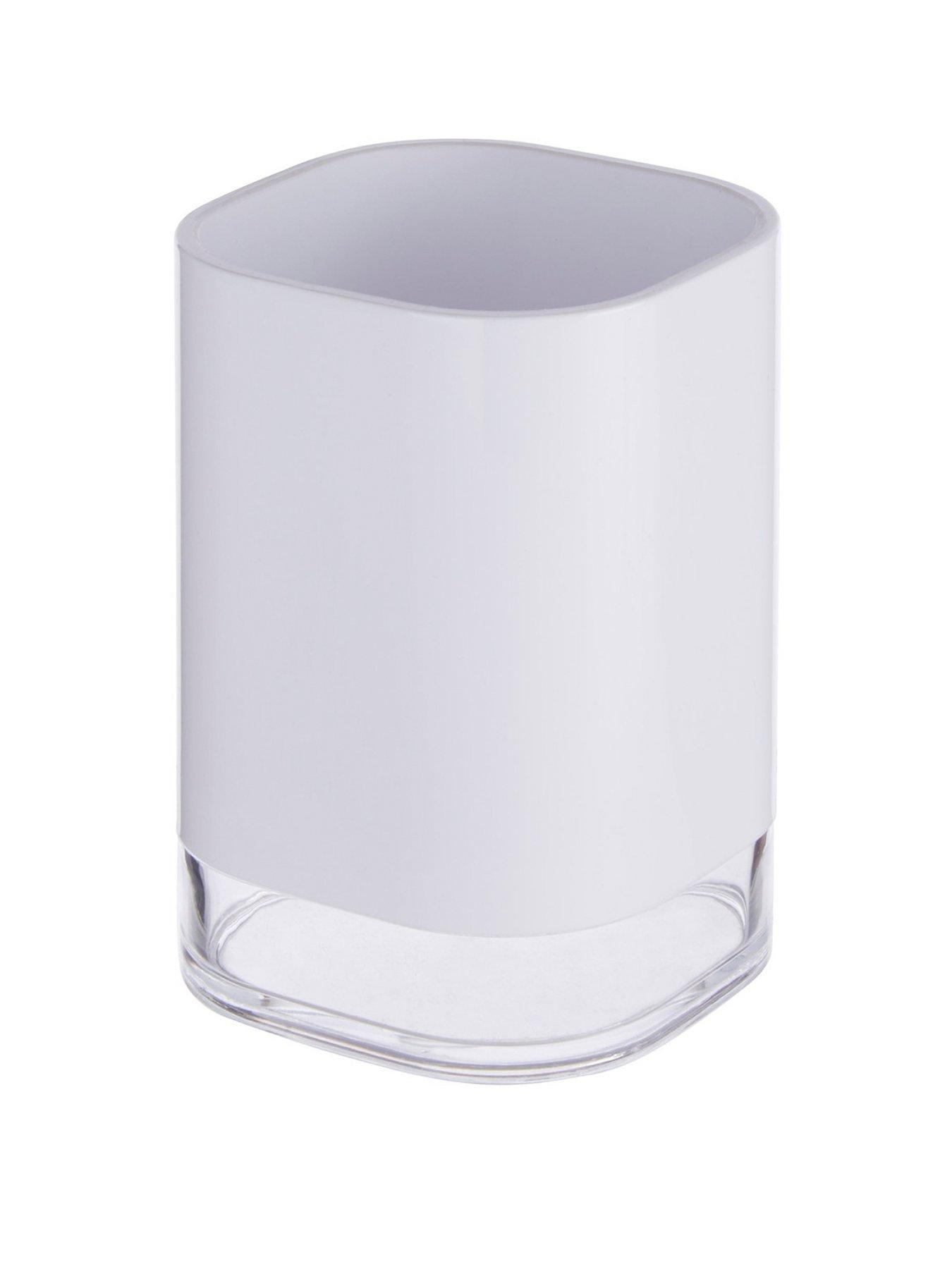 Product photograph of Premier Housewares Ando White Acrylic Tumbler from very.co.uk