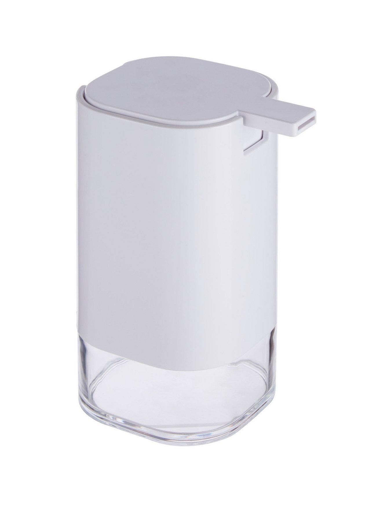 Product photograph of Premier Housewares Ando White Acrylic Lotion Dispenser from very.co.uk