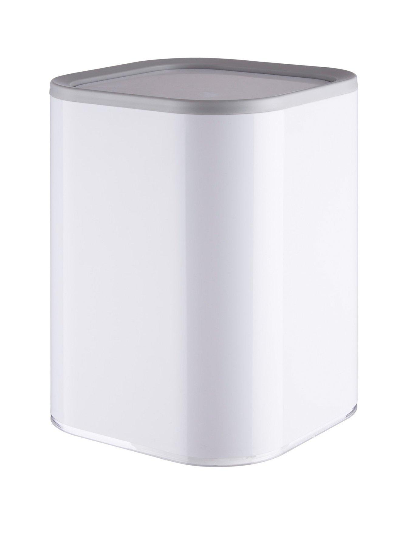 undefined Ando White Acrylic Waste Bin