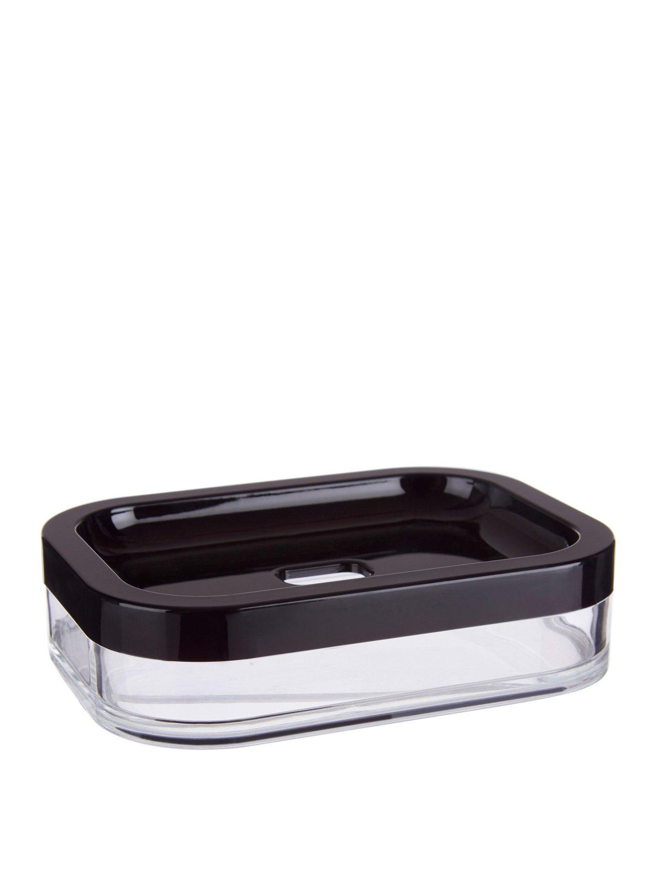 premier-housewares-ando-black-acrylic-soap-dish