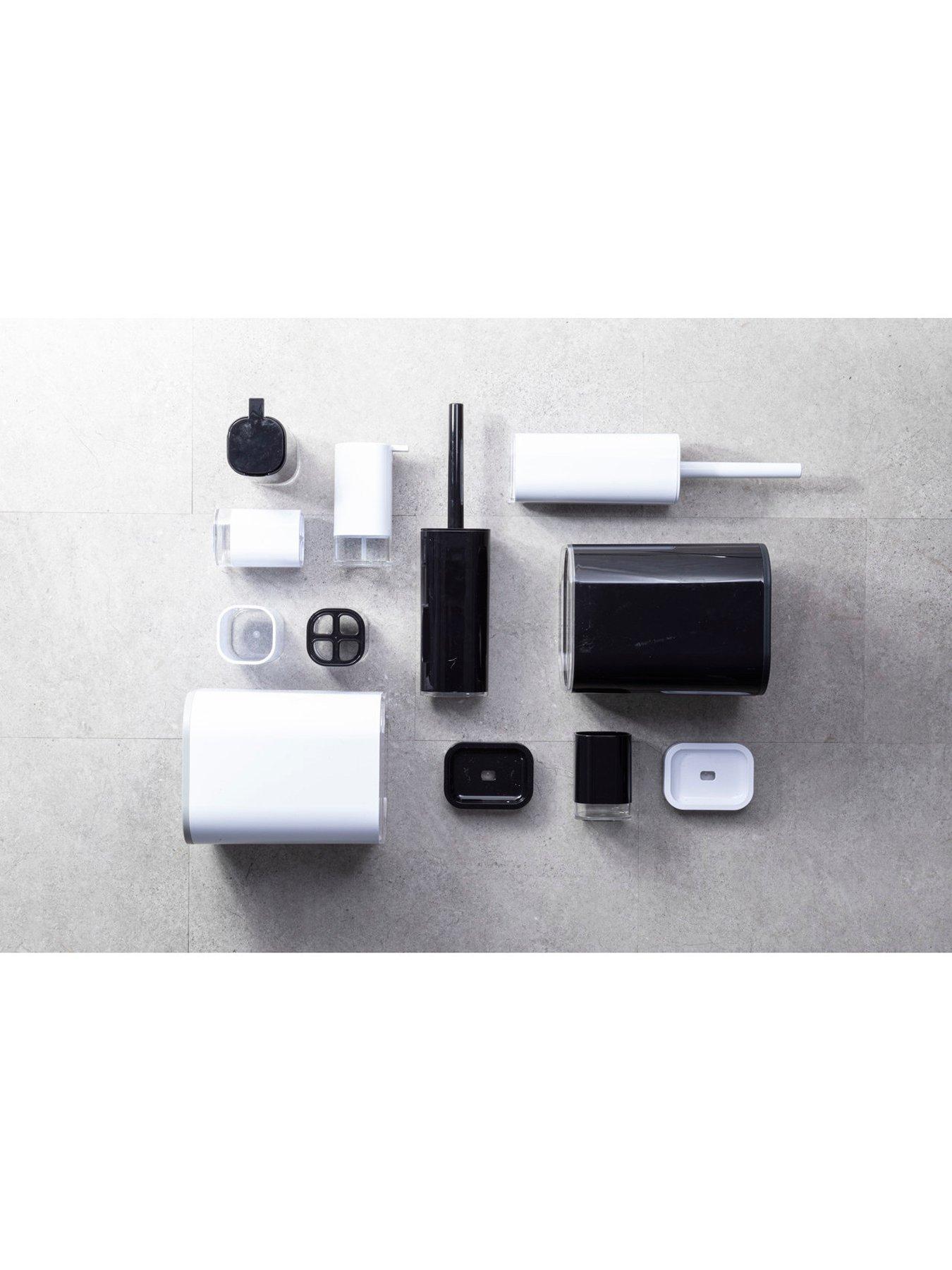 Image 2 of 5 of Premier Housewares Ando Black Acrylic Toothbrush Holder
