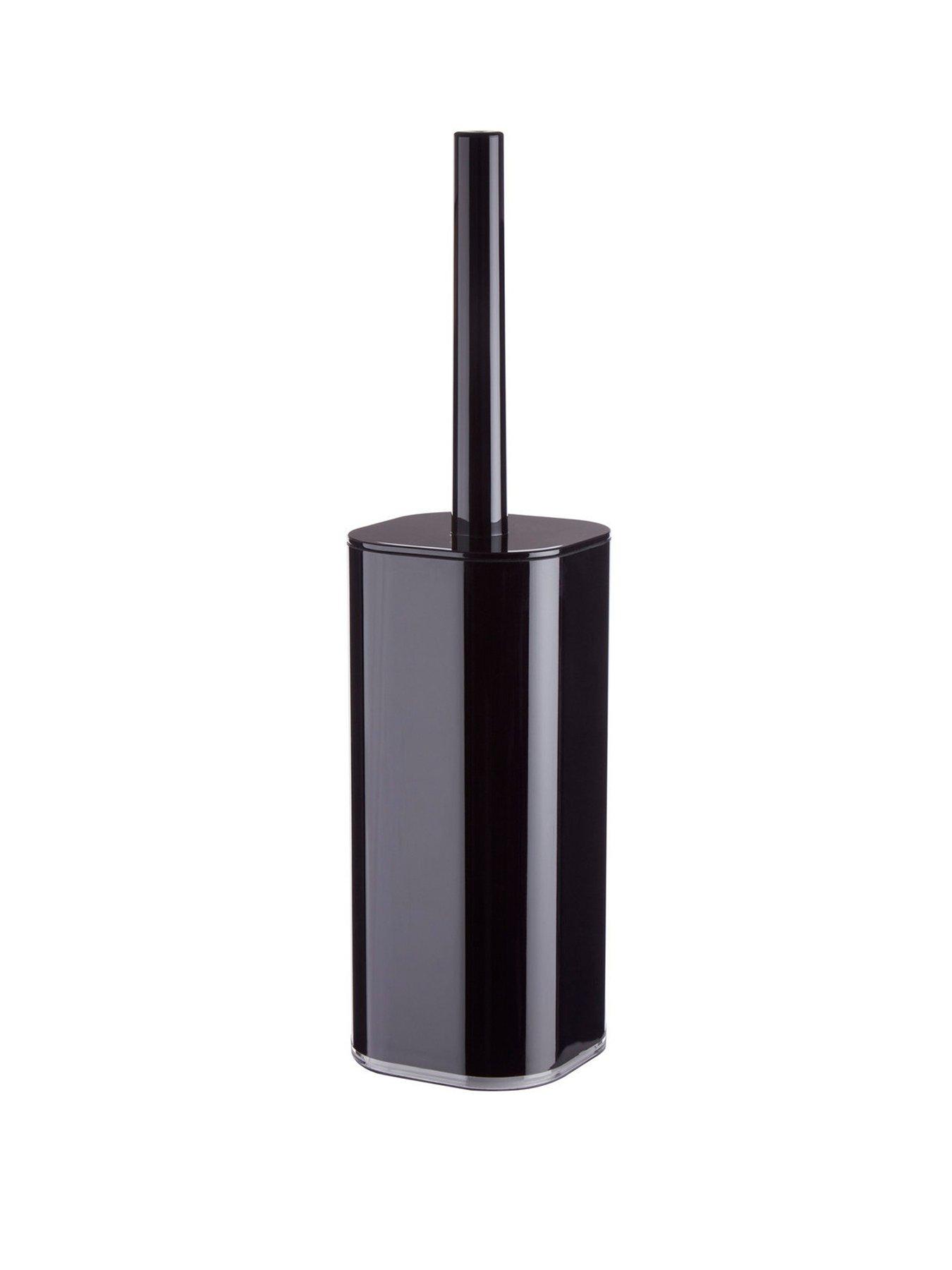 undefined Ando Black Acrylic Toilet Brush Holder