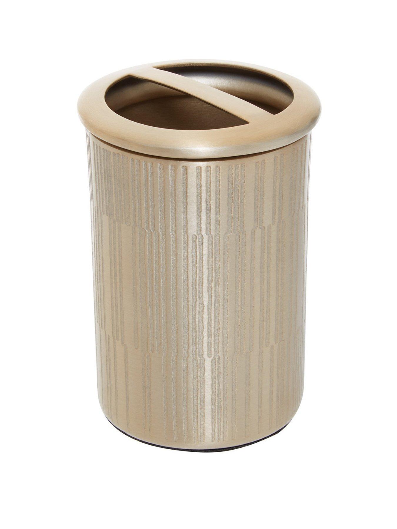 Product photograph of Premier Housewares Allegra Champagne Finish Toothbrush Holder from very.co.uk