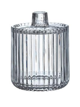 Product photograph of Premier Housewares Ticino Brittany Clear Glass Storage Jar from very.co.uk