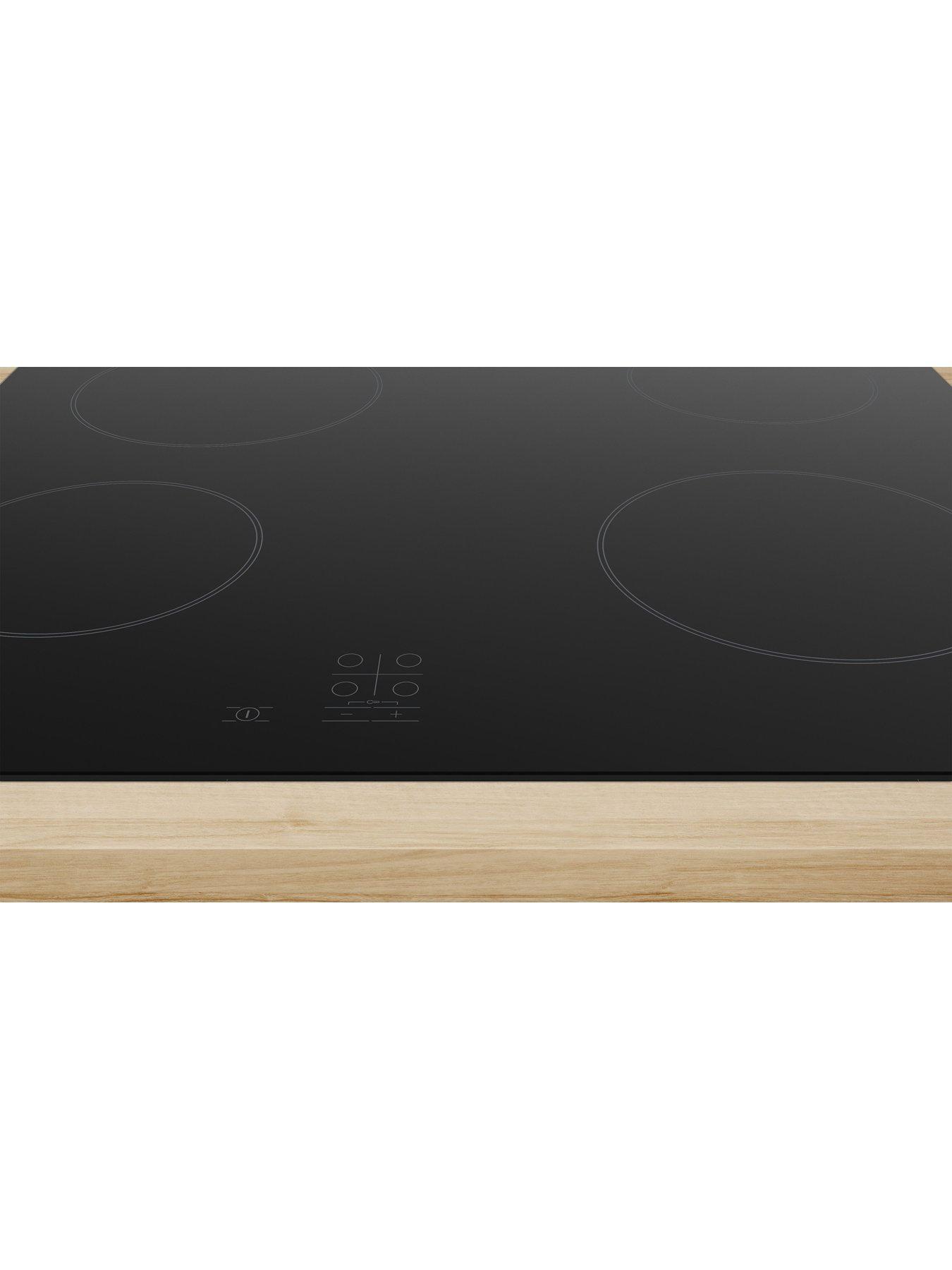 Image 2 of 6 of Bosch Series 2 PKE61RAA8B 60cm Ceramic Hob, Touch Control, 4 Zones - Black