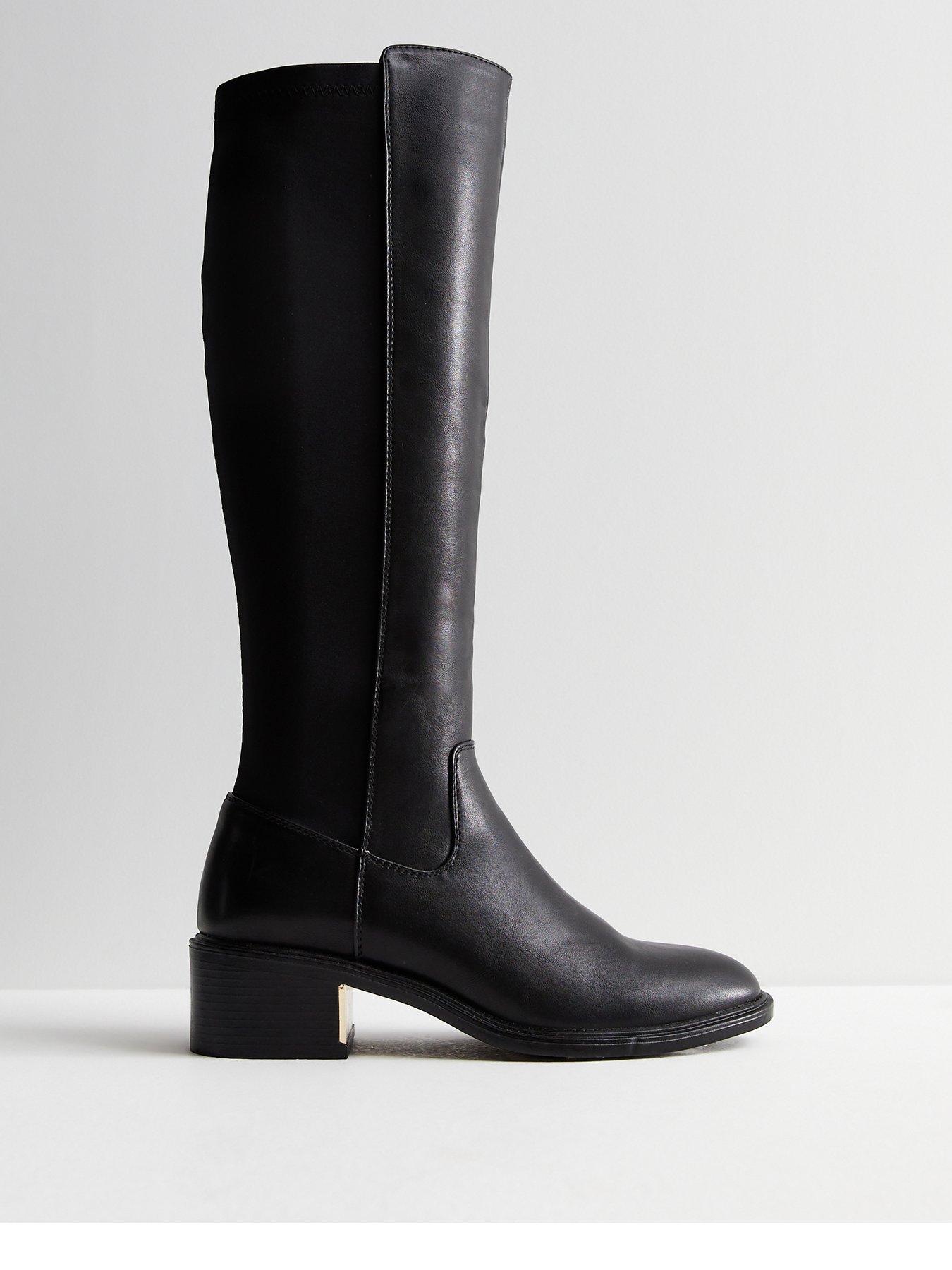 New look store leather boots sale