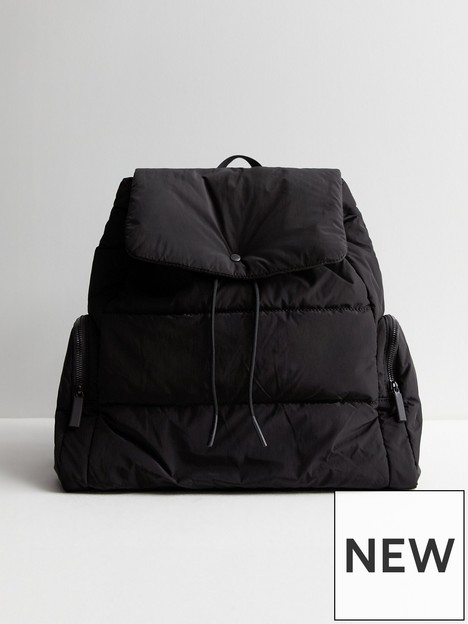 new-look-black-padded-bagpack