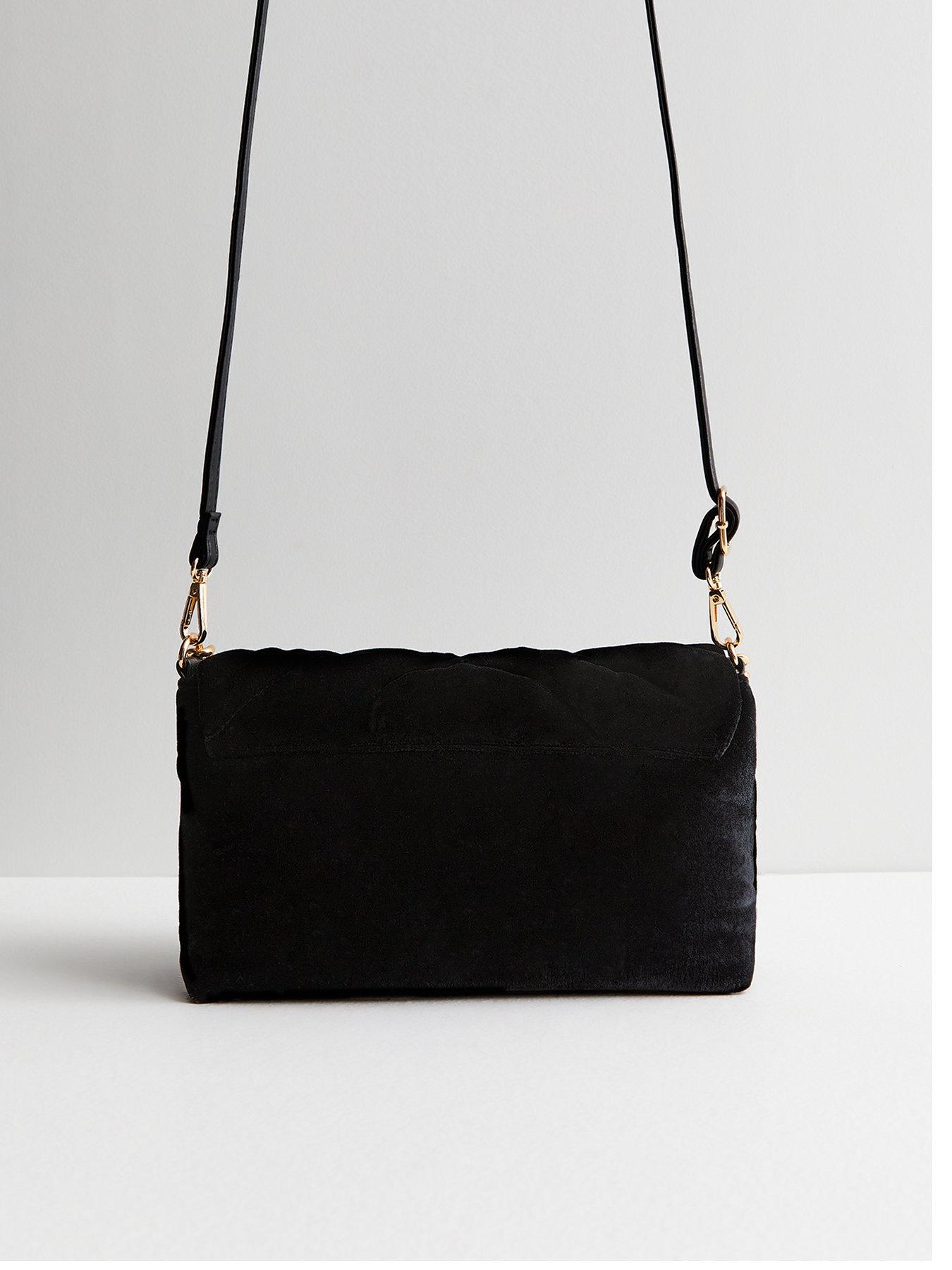 Black velvet hotsell cross body bag