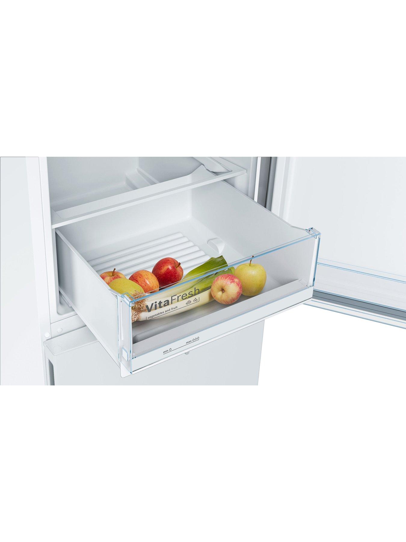 Bosch KGN392WDFG 60cm 70/30 Total No Frost Fridge Freezer - White