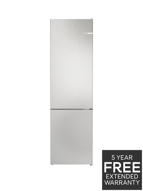 bosch-series-4nbspkgn392ldfg-60cm-wide-vitafresh-no-frost-fridge-freezer-silver