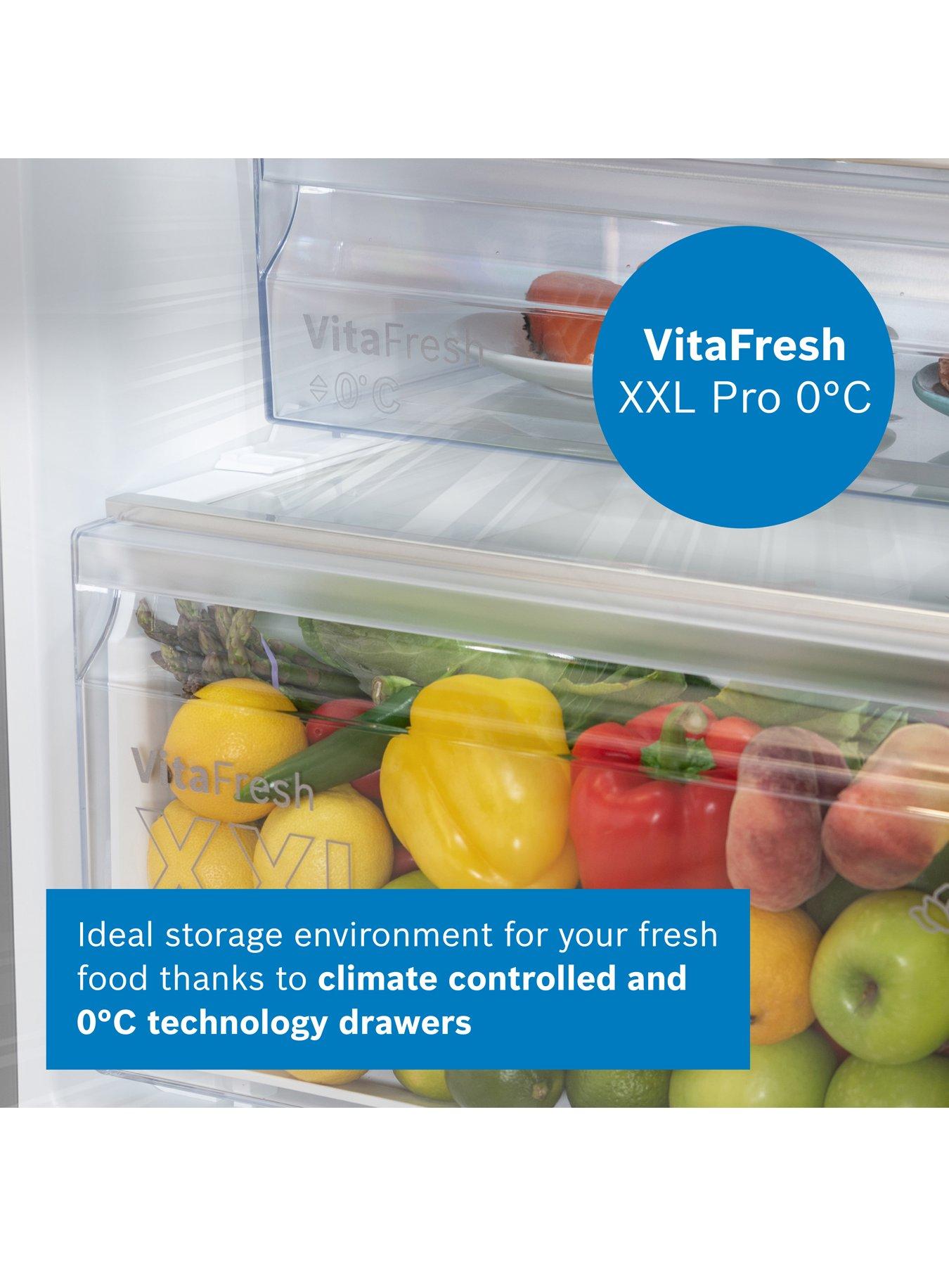Image 4 of 7 of Bosch Series 4 KGN392LDFG 203cm 70/30, Frost Free Fridge Freezer - Silver - D Rated