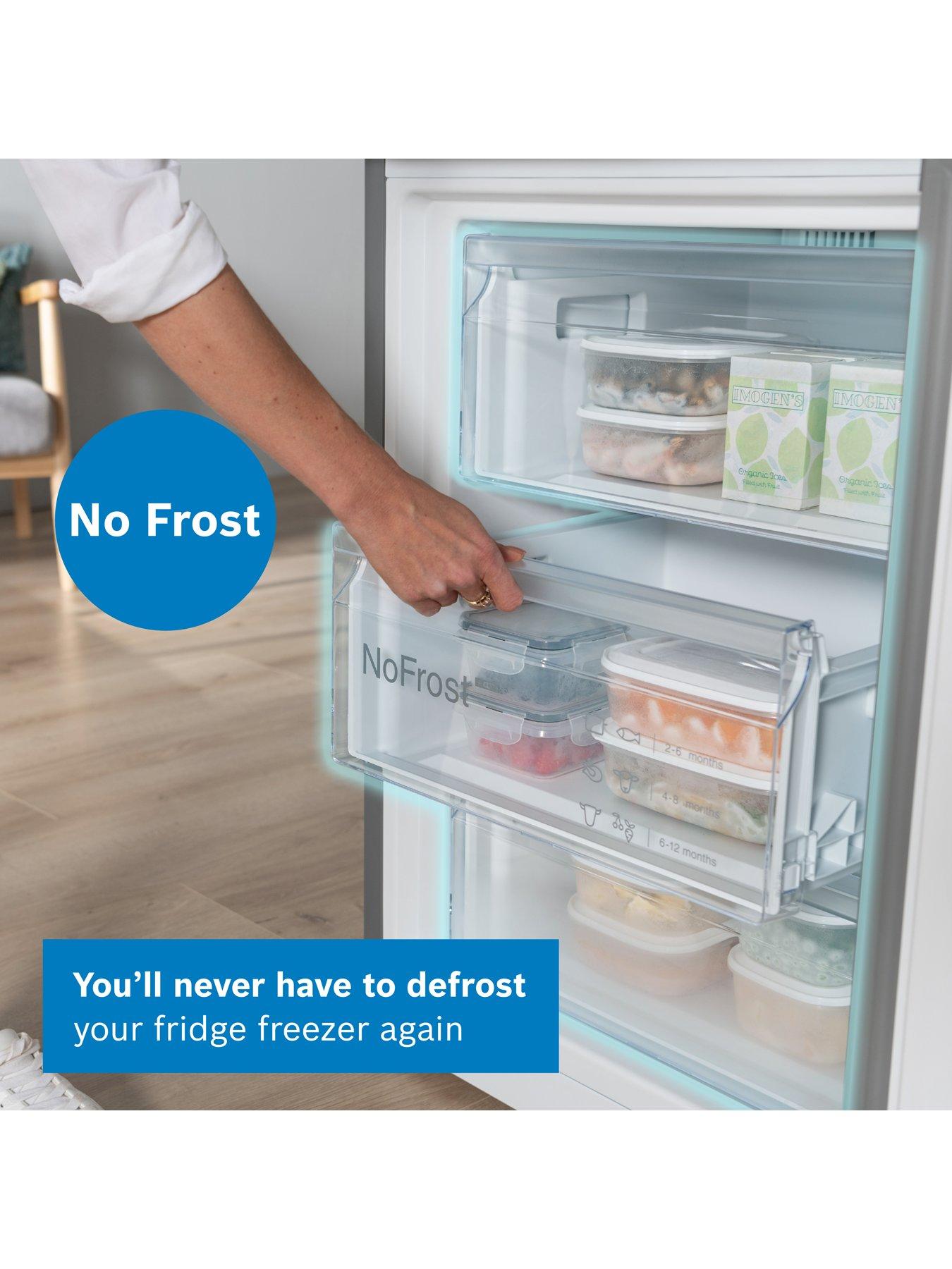 Image 5 of 7 of Bosch Series 4 KGN392LDFG 203cm 70/30, Frost Free Fridge Freezer - Silver - D Rated