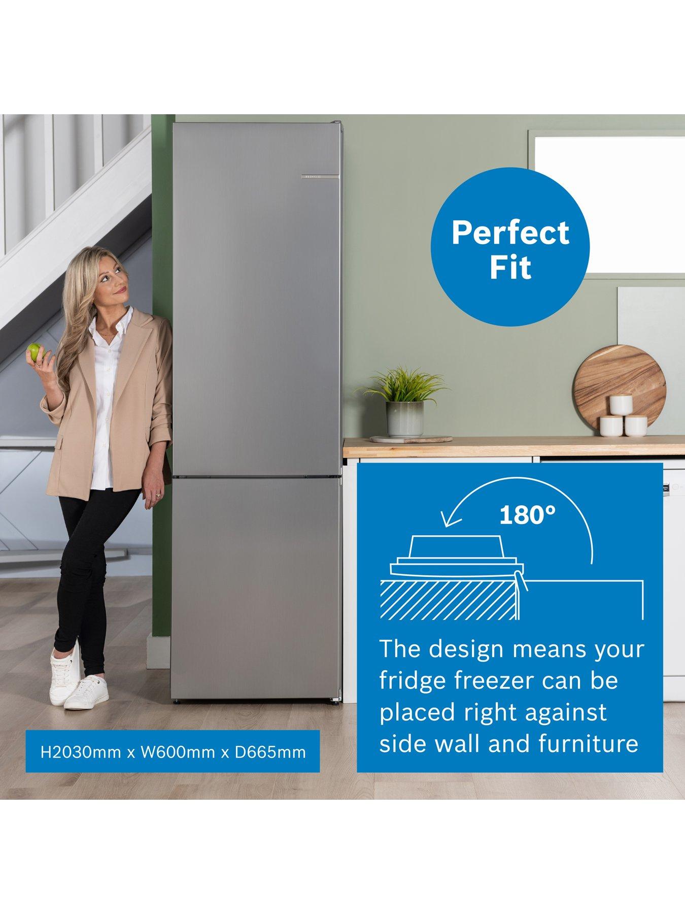 Image 6 of 7 of Bosch Series 4 KGN392LDFG 203cm 70/30, Frost Free Fridge Freezer - Silver - D Rated