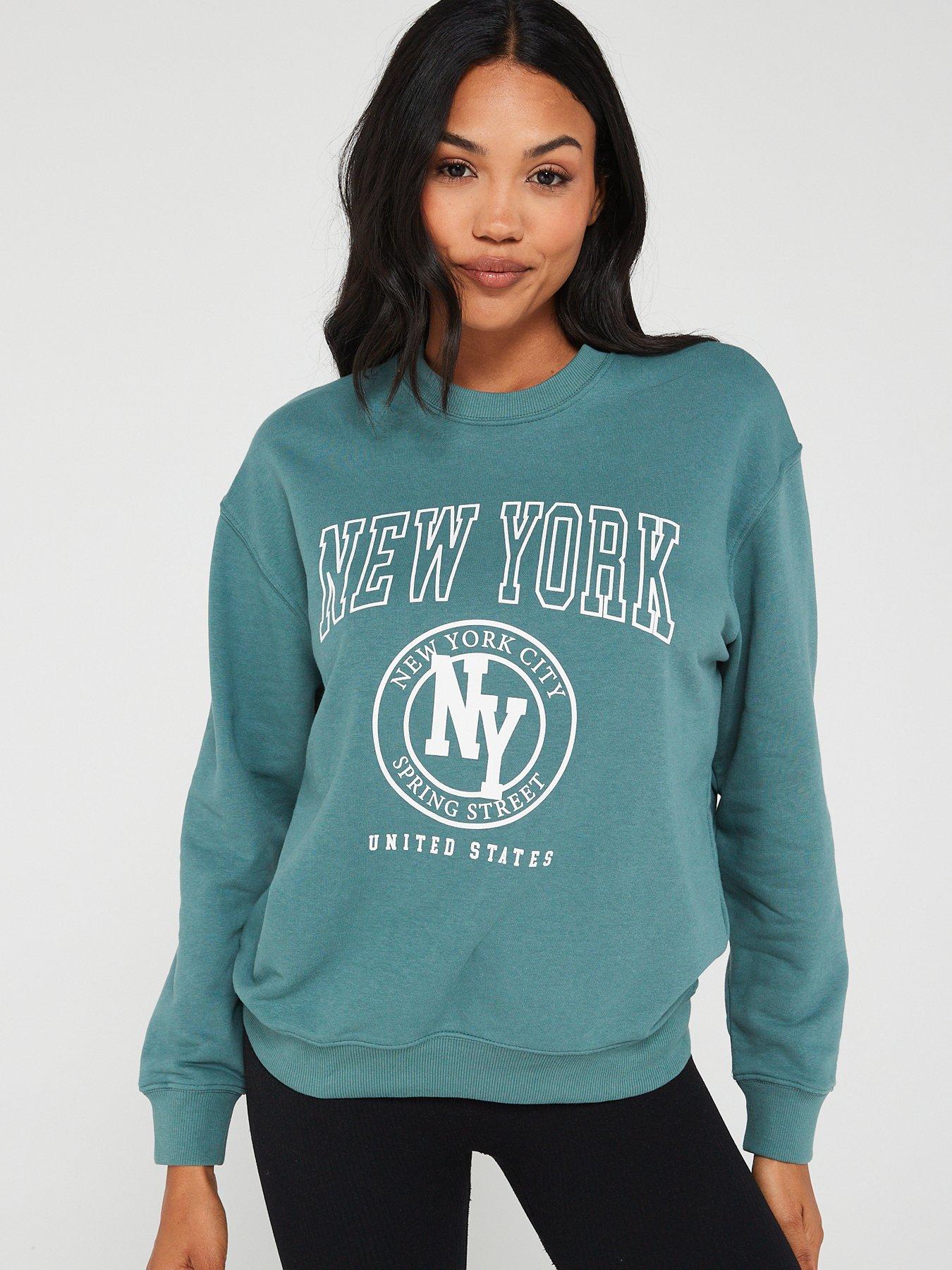 Brave Soul New York Graphic Sweatshirt | very.co.uk