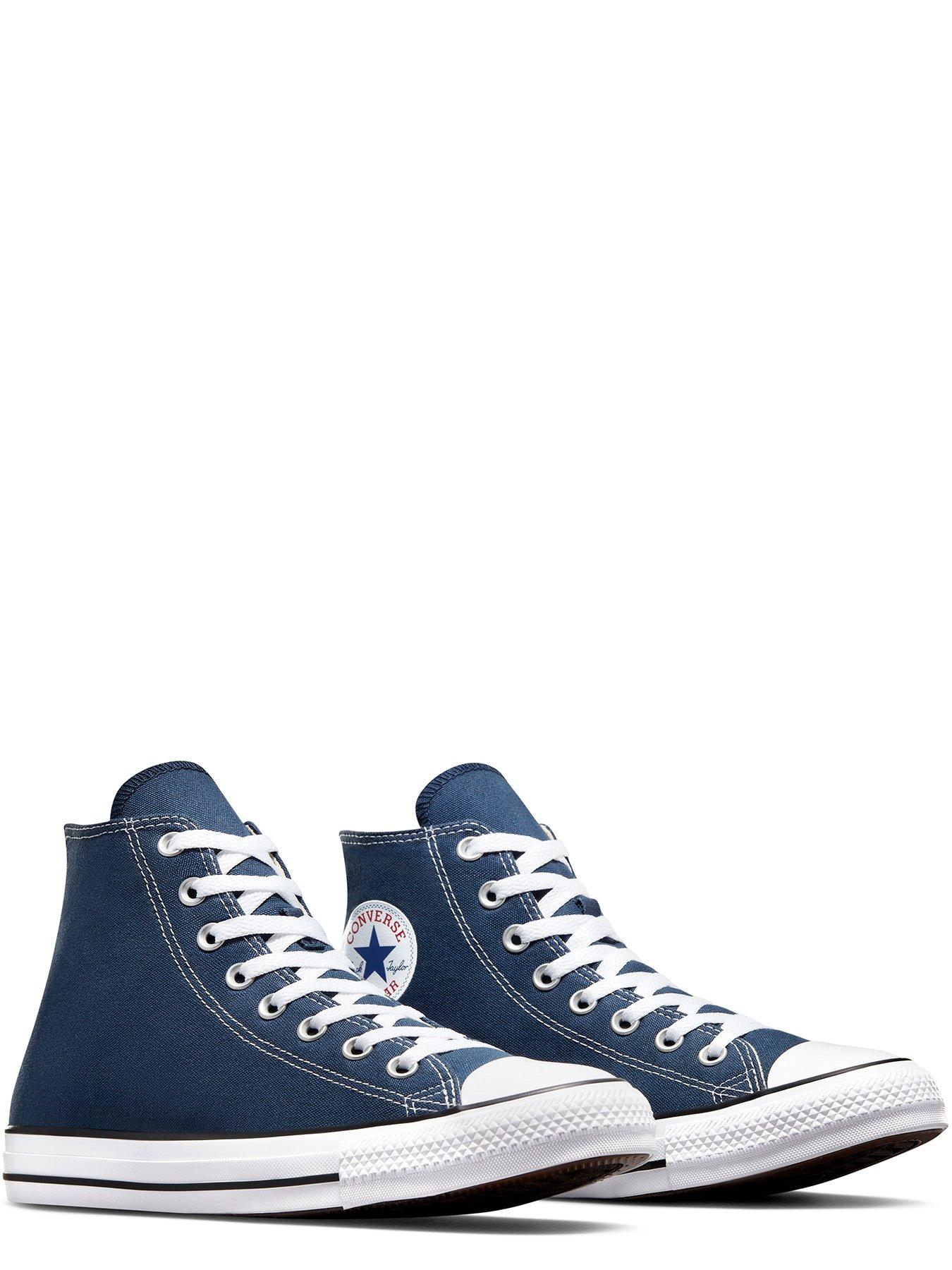 Womens Chuck Taylor All Star Hi Top Trainers Navy