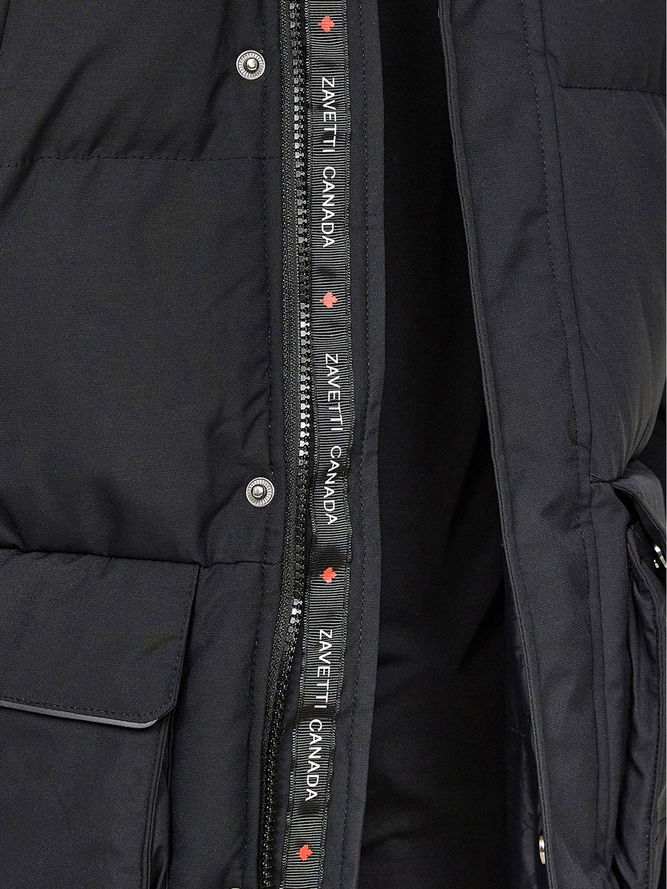 Zavetti Canada Junior Mazzanti Longline Puffer Jacket - Black | Very
