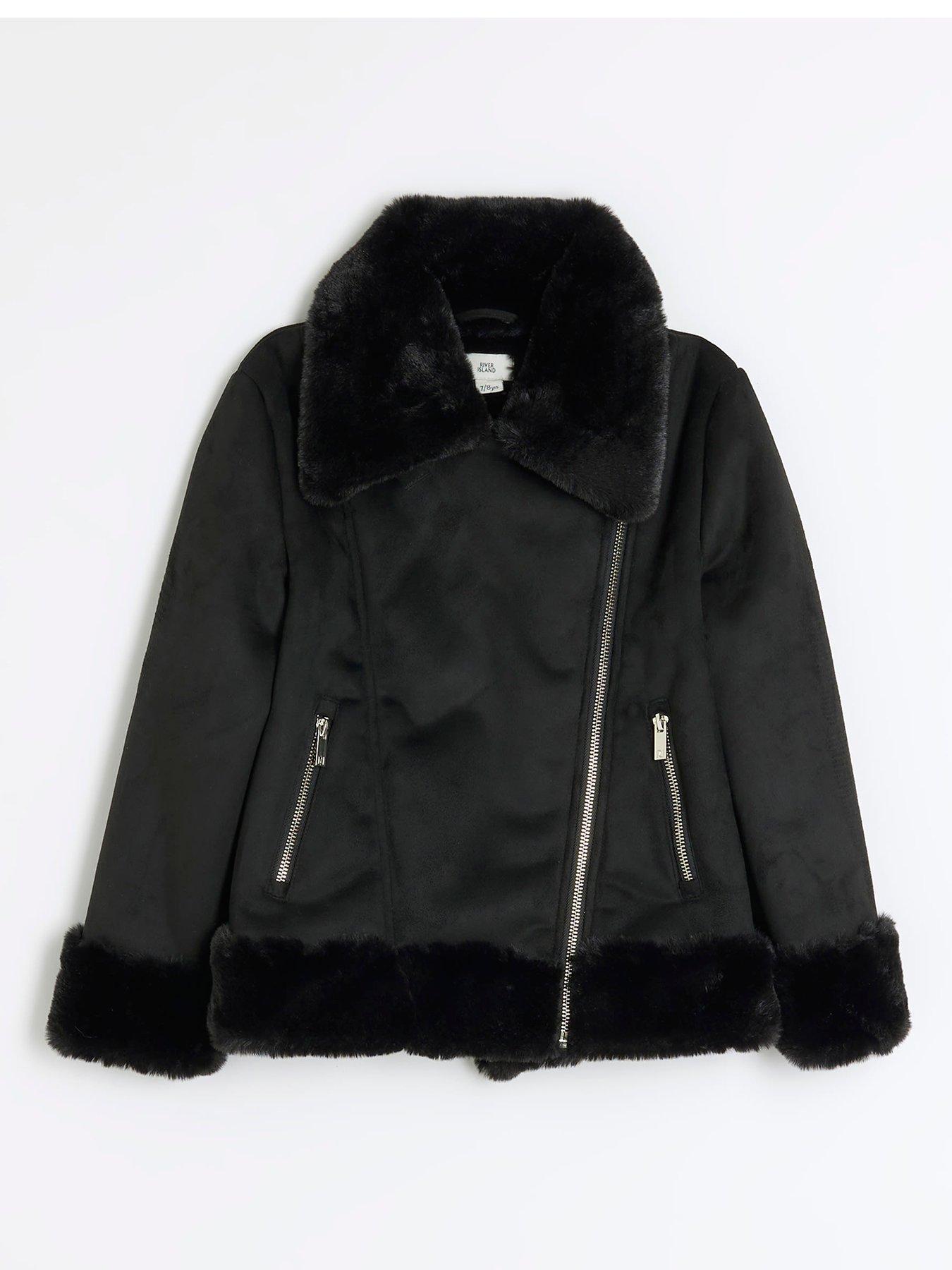 Girls on sale aviator jacket