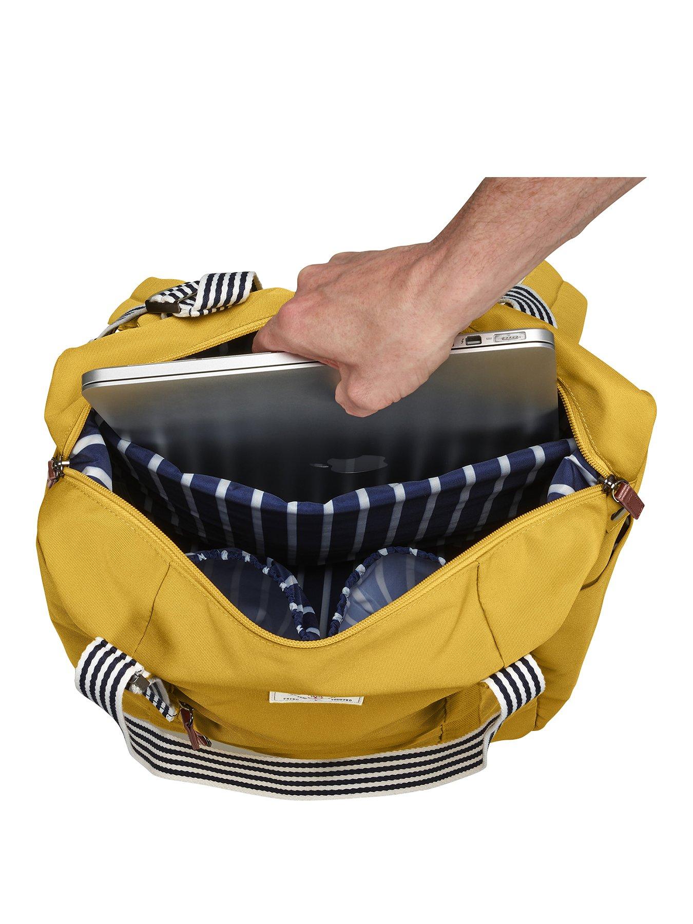 Joules yellow backpack on sale