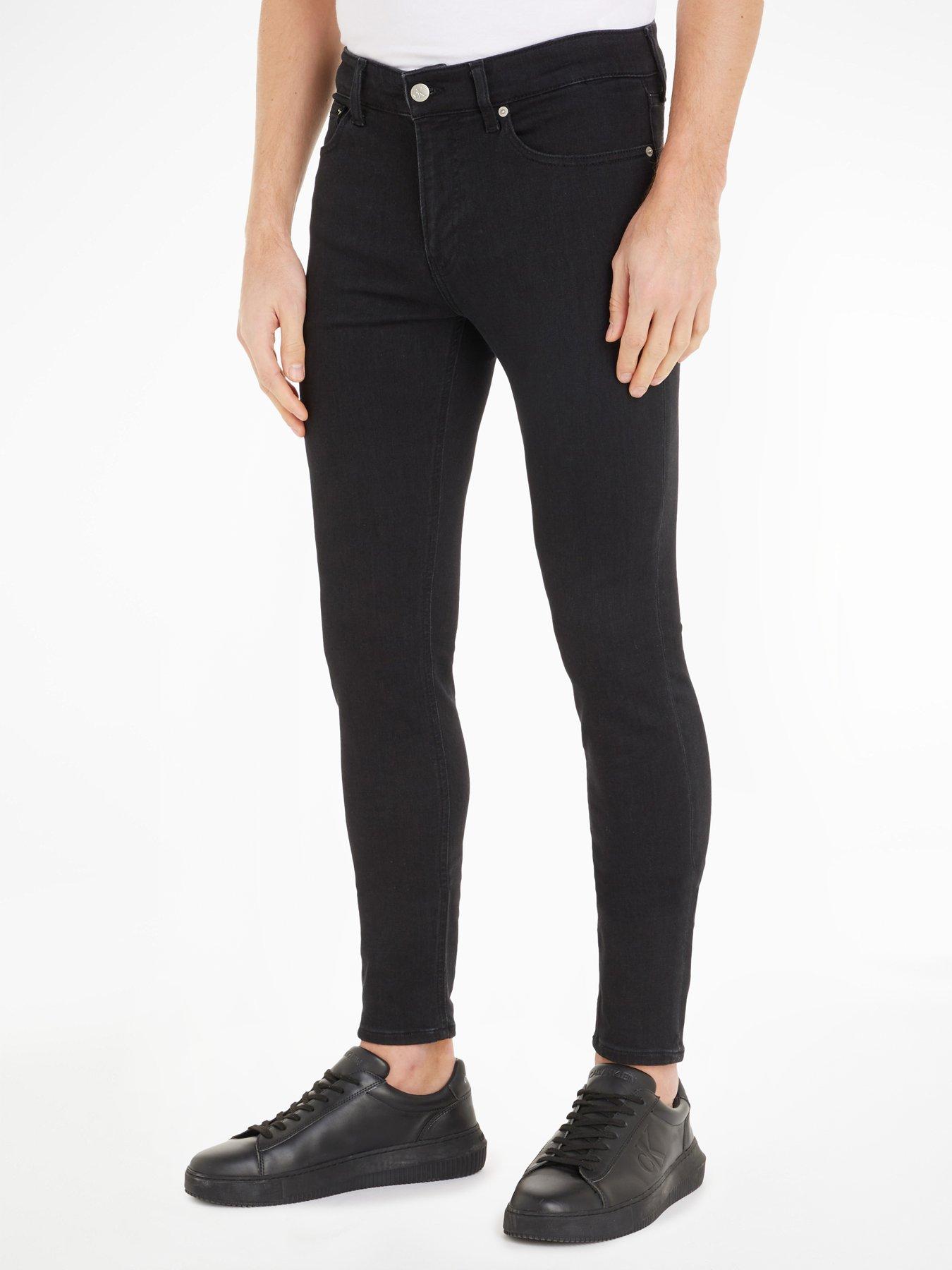 Image 1 of 5 of Calvin Klein Jeans Superskinny Jeans - Black