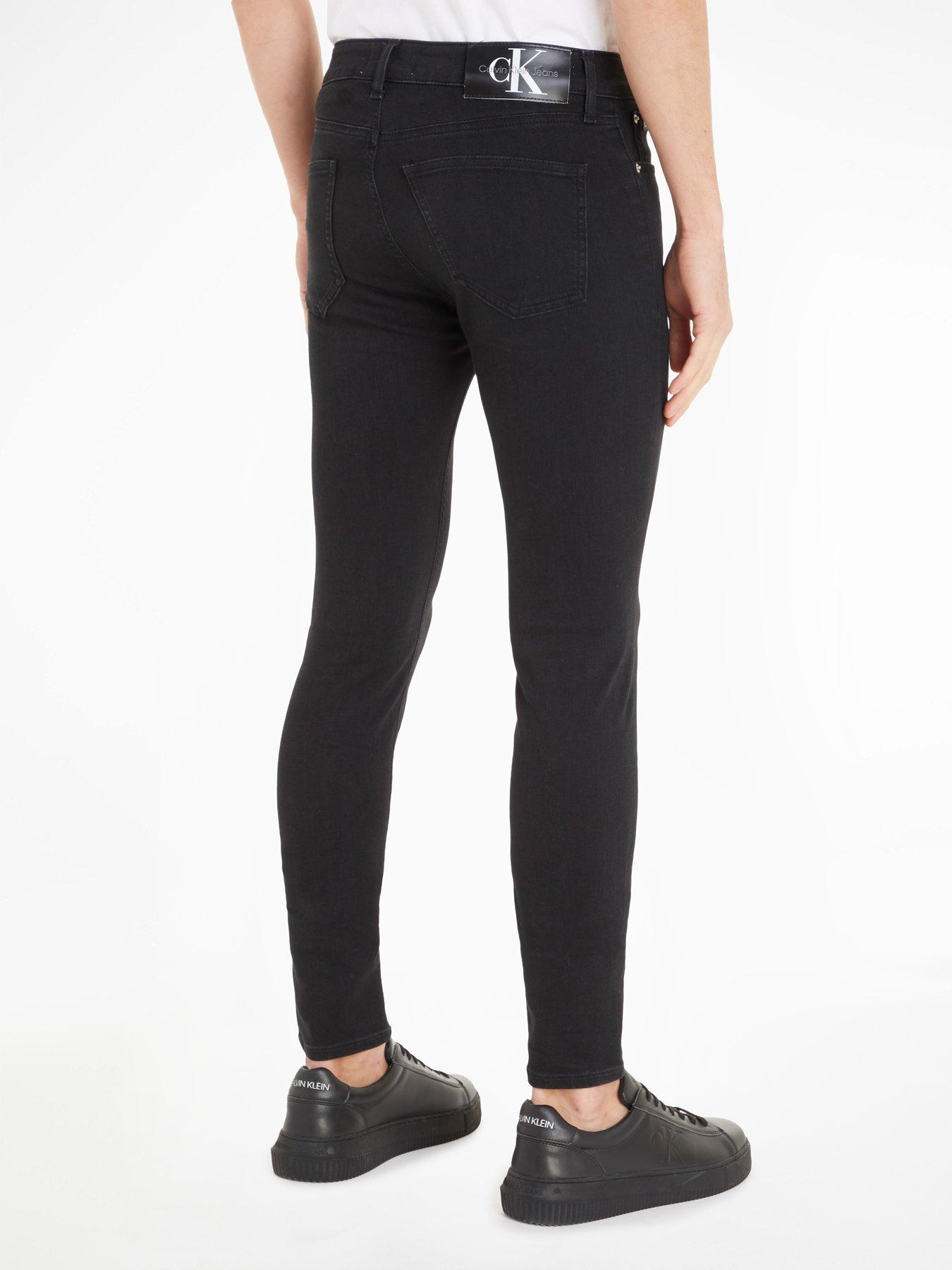 Image 2 of 5 of Calvin Klein Jeans Superskinny Jeans - Black