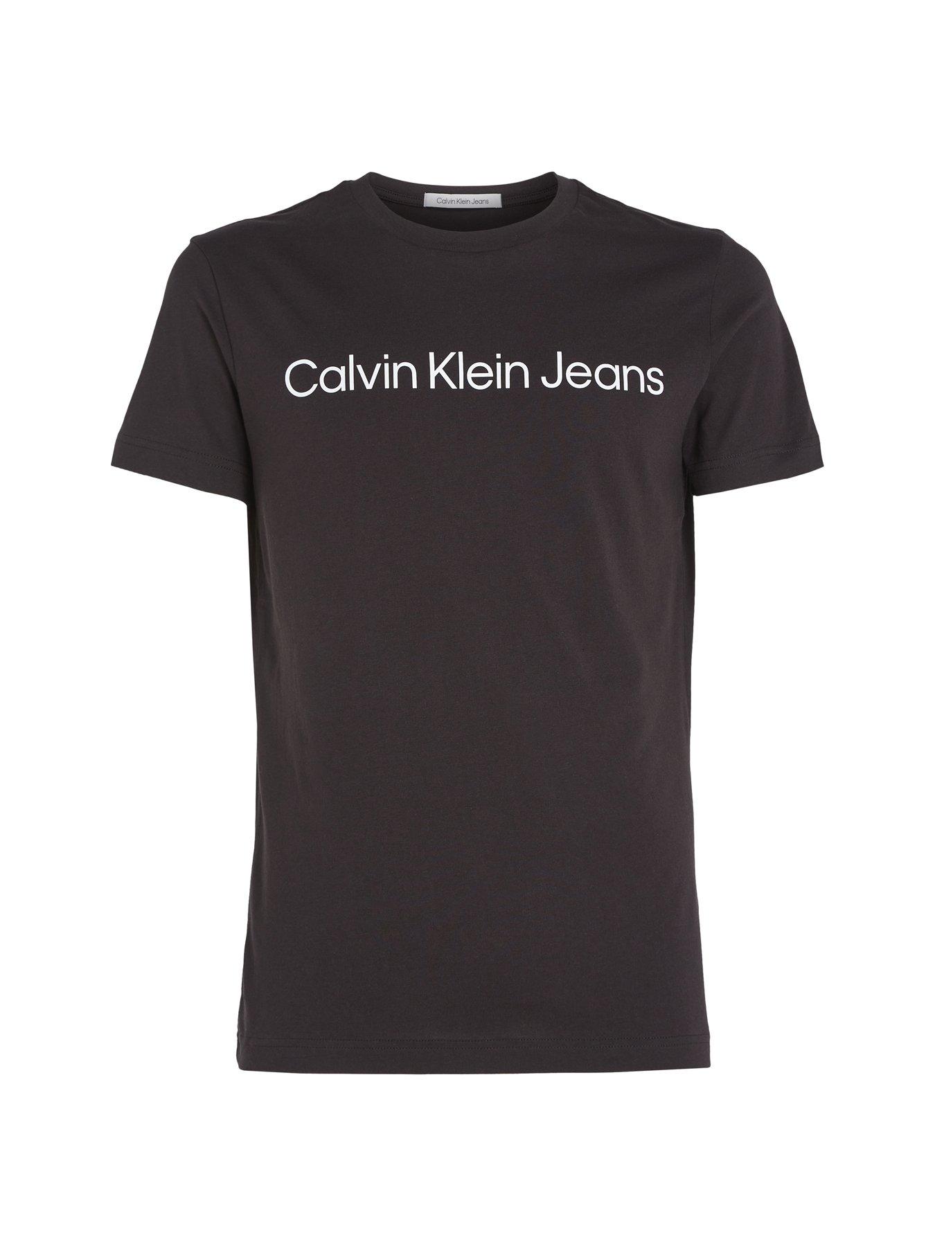 Calvin Klein Jeans Core Institutional Logo Slim T-Shirt Black Very
