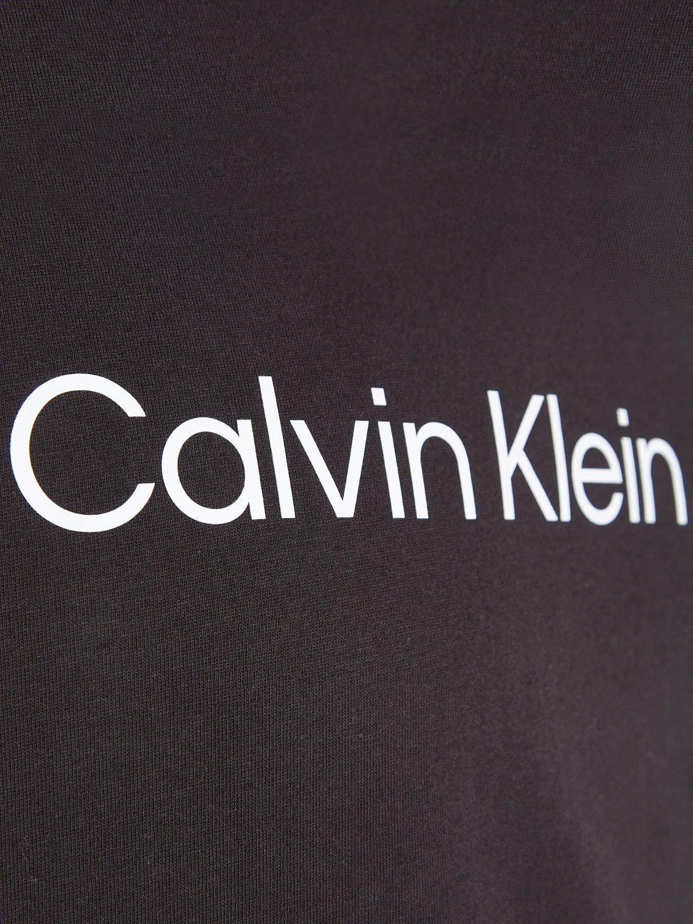 Calvin klein jeans Core Institutional Logo Slim Fit Short Sleeve T-Shirt  Black