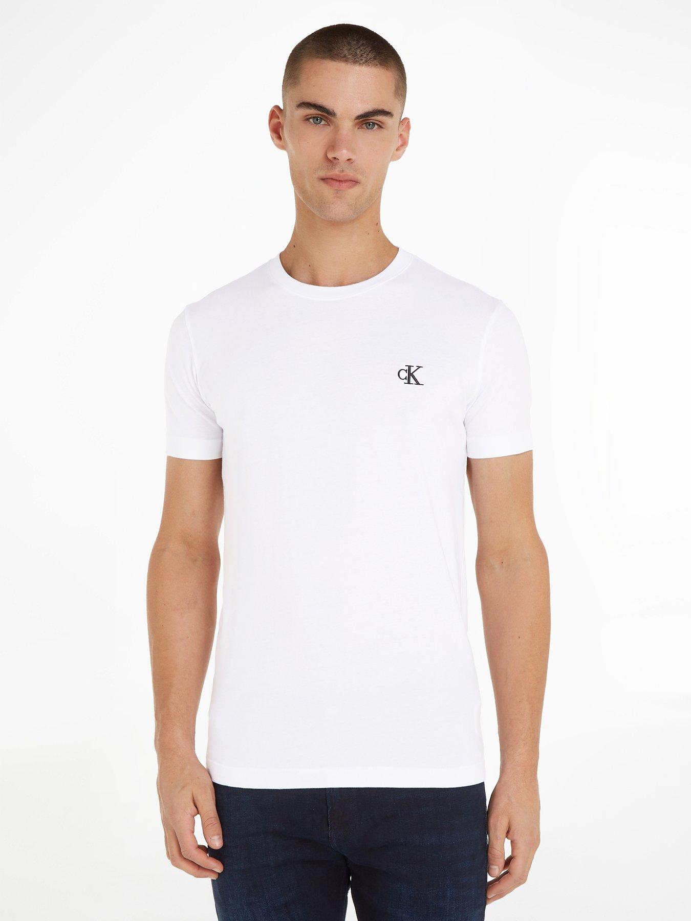 undefined Ck Essential Slim T-Shirt - White