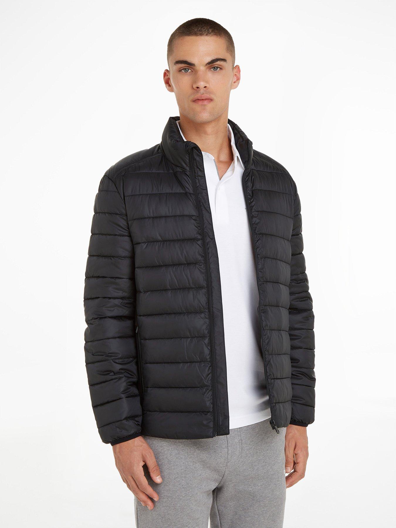 undefined Side Logo Padded Jacket - Black