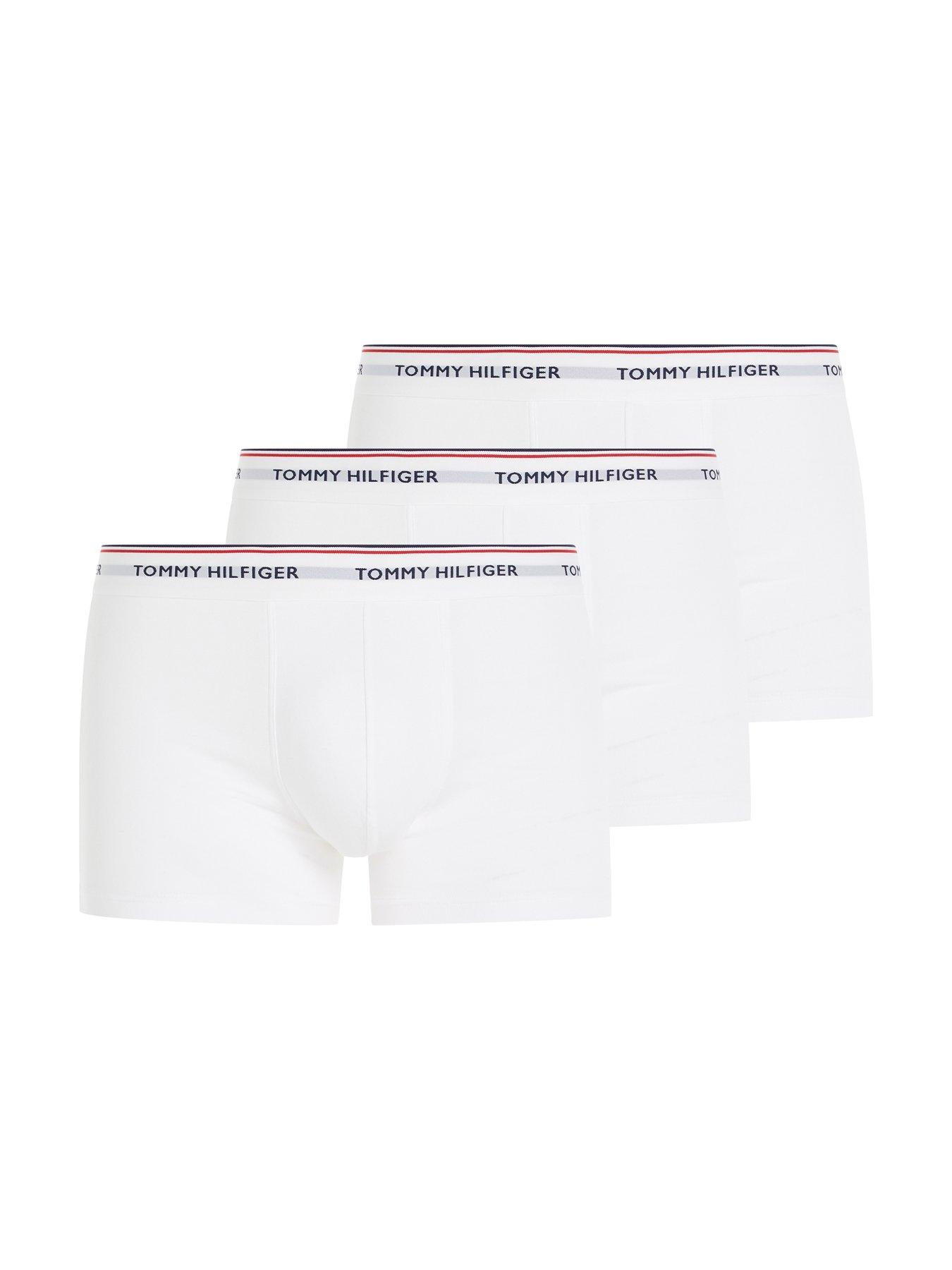 Men's Tommy Hilfiger 09T3492 Everyday Micro Performance Trunks - 3 Pack  (White S) 