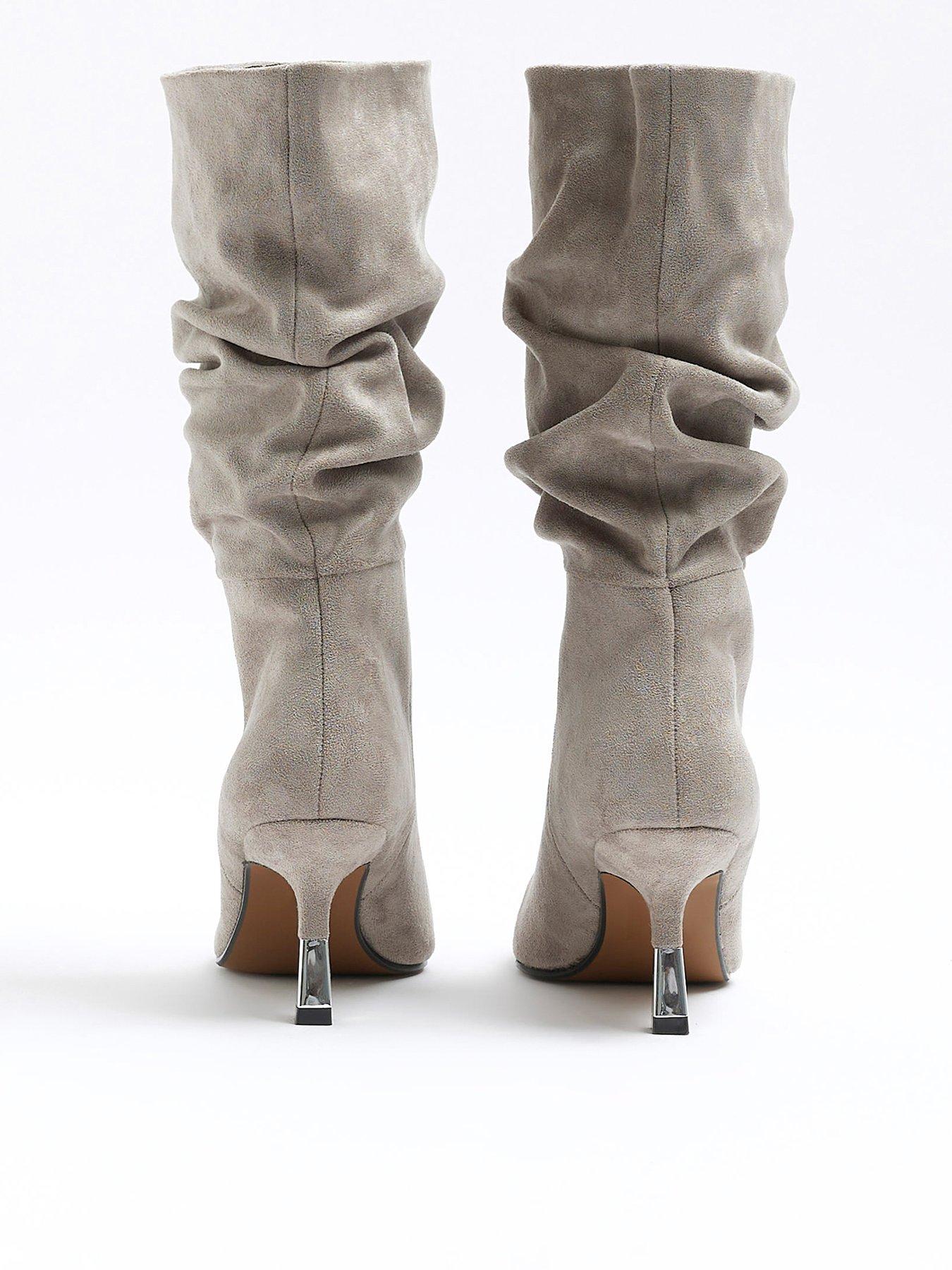 Grey on sale slouch boot