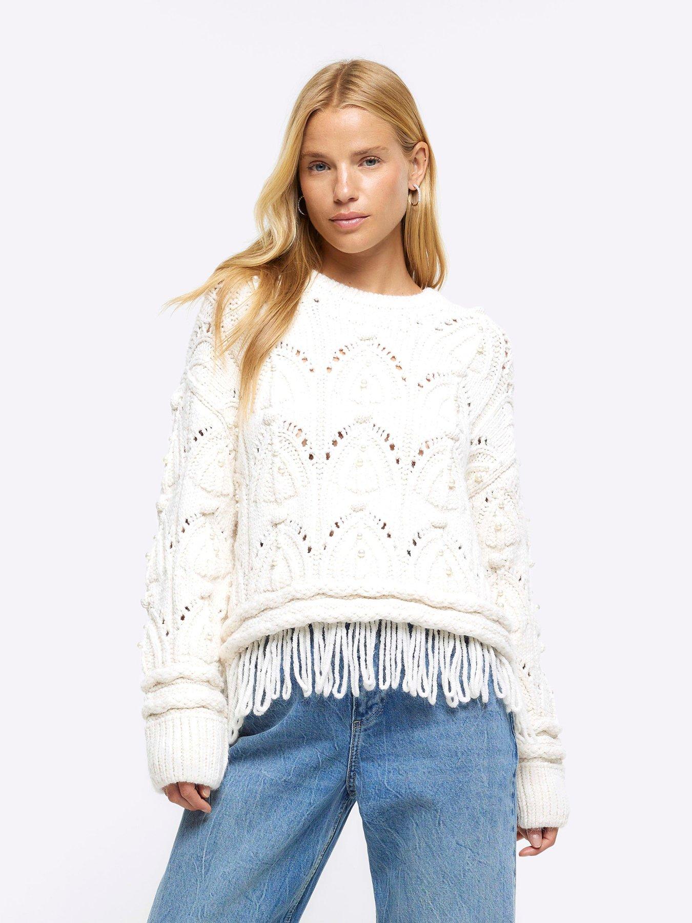 River island pearl on sale jumper