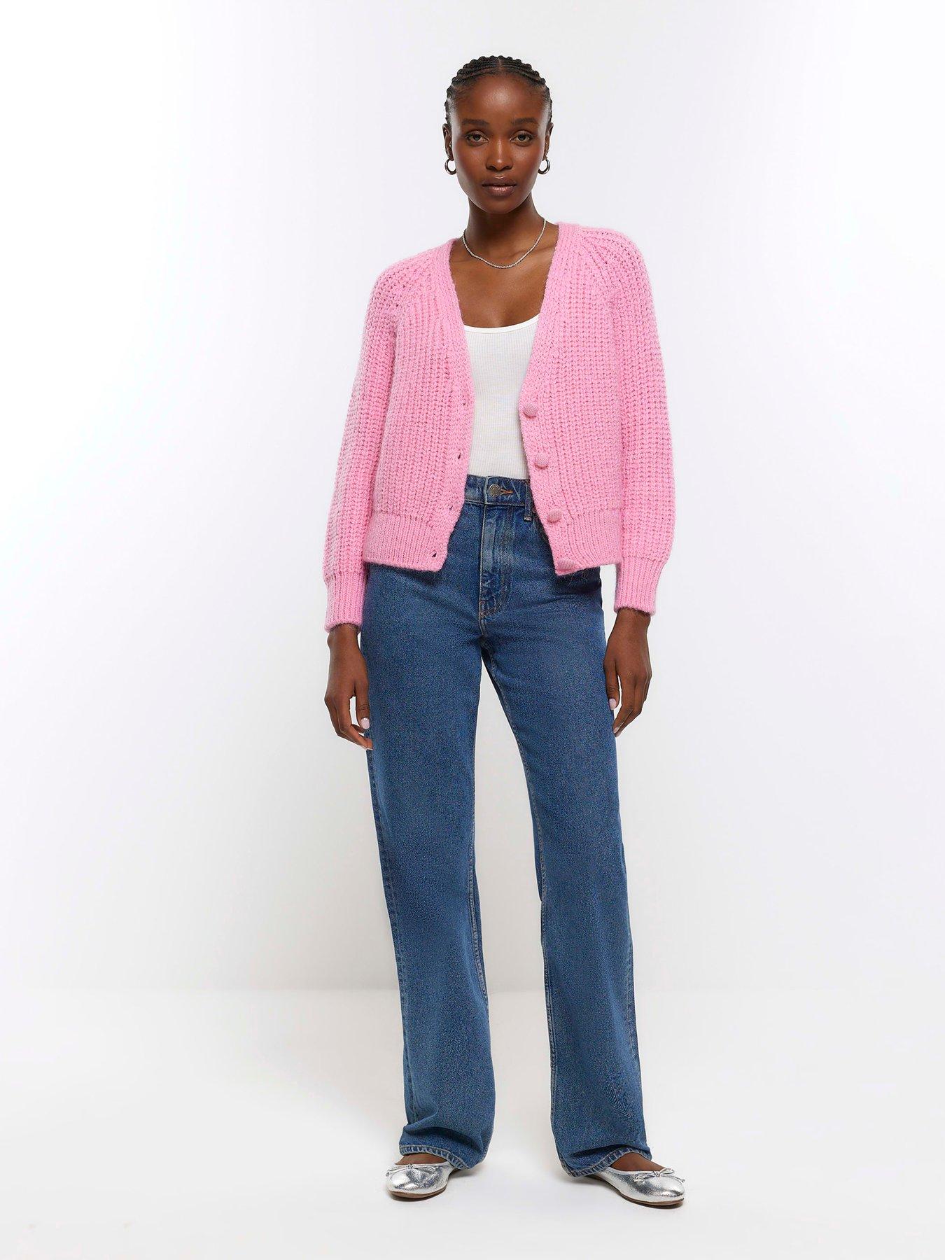 Pink cardigan river on sale island