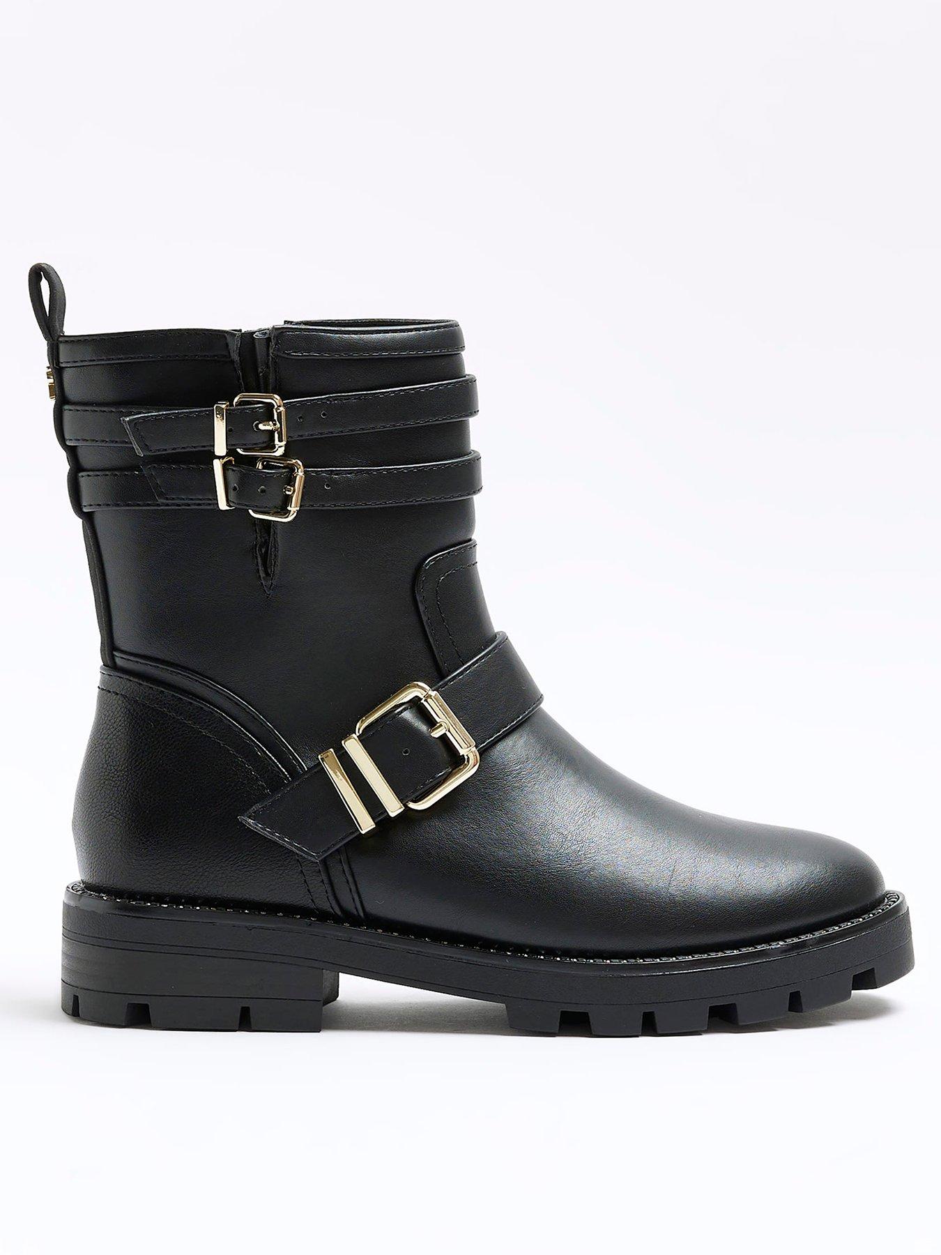 Womens biker boots 2025 river island