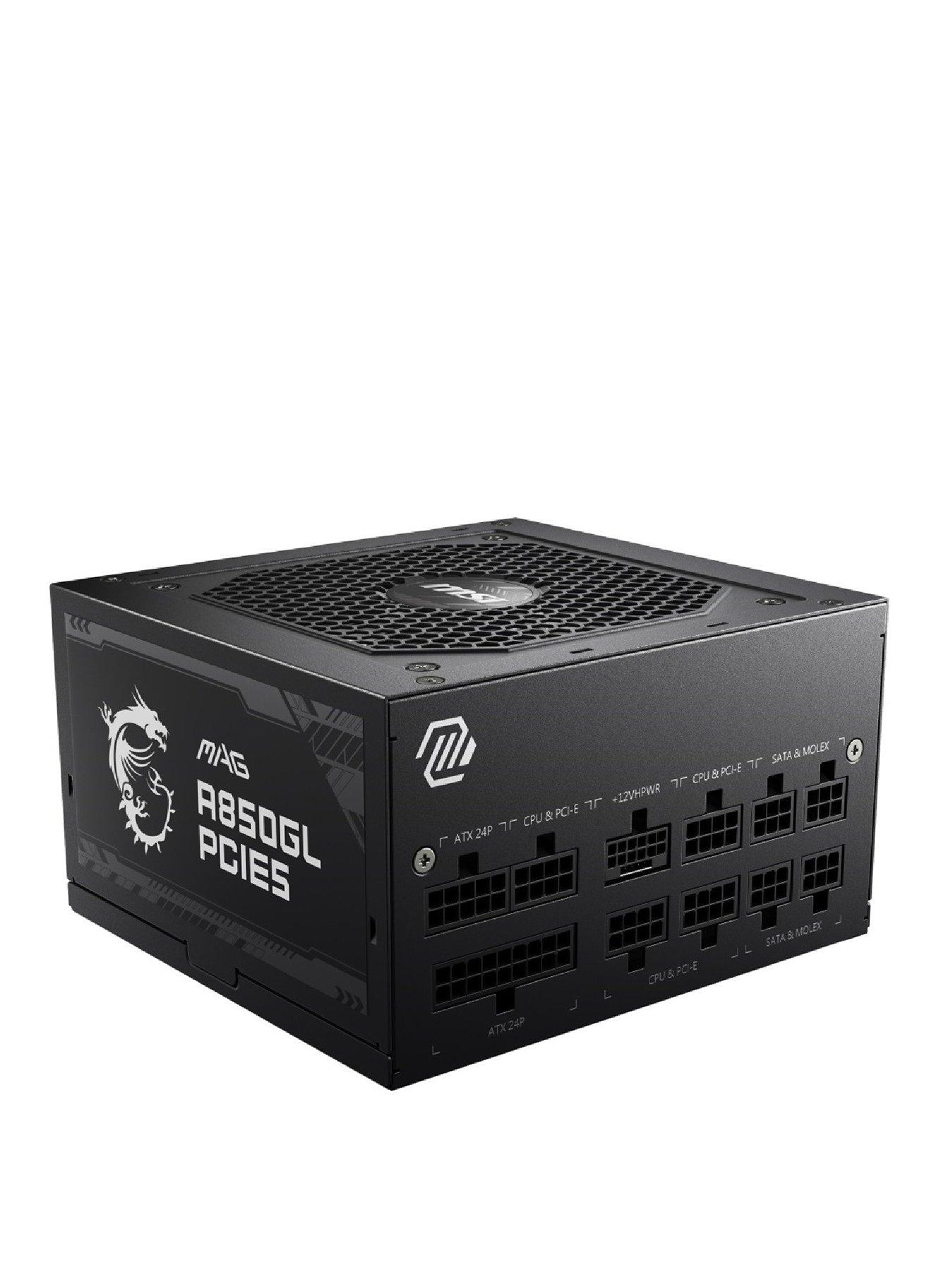 MSI 850W Gold MAG A850GL PC Power Supply | Very